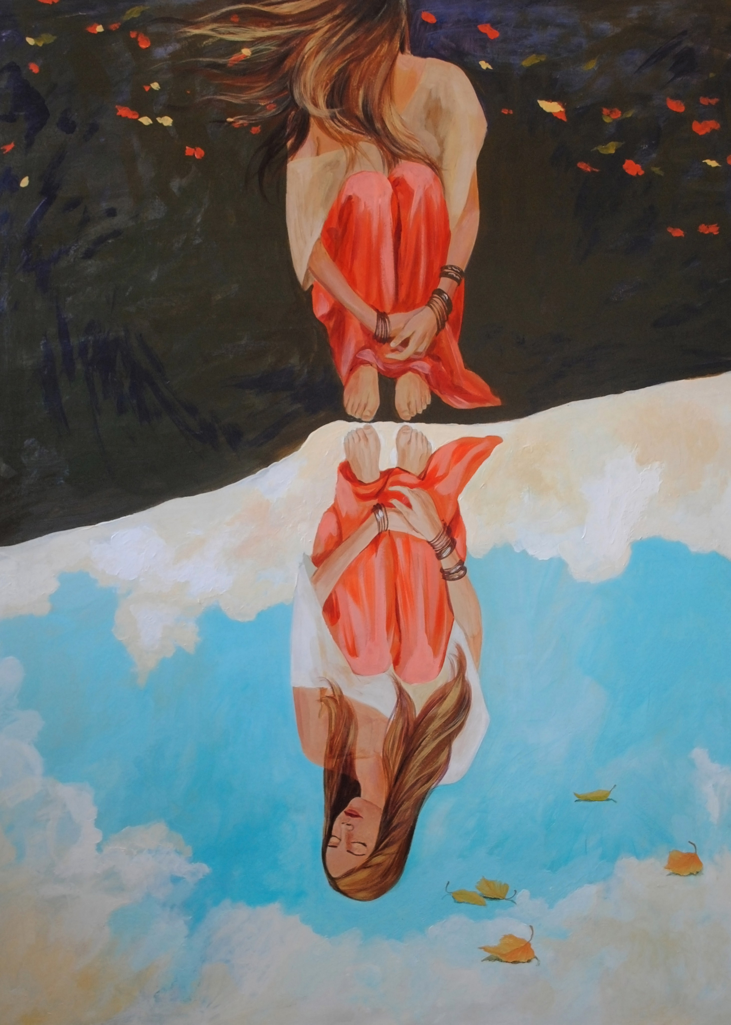 Картон, акрил 70x100