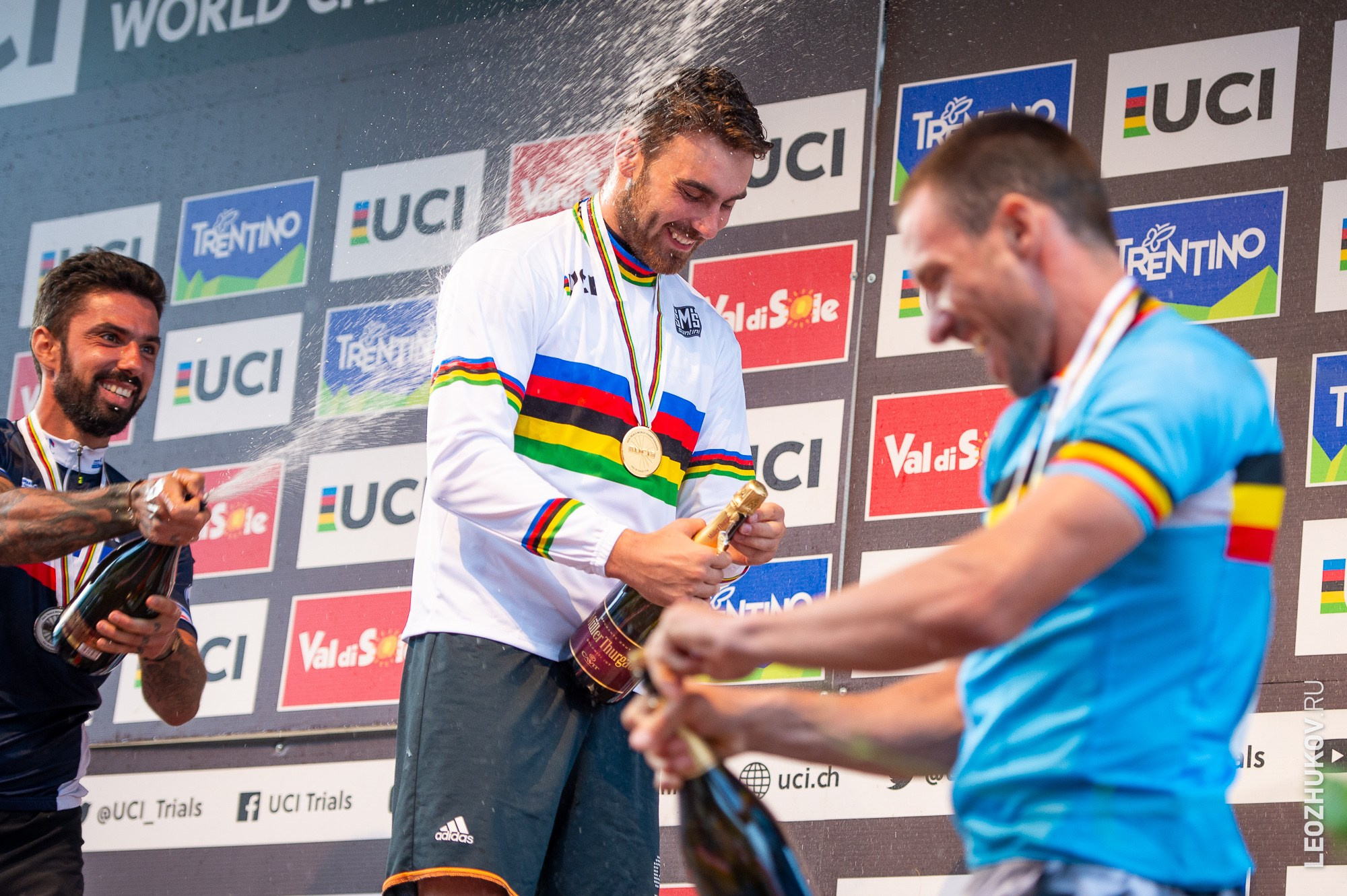 UCI Trials World Championships 2016 — finals. Sports photographer Leonid Zhukov