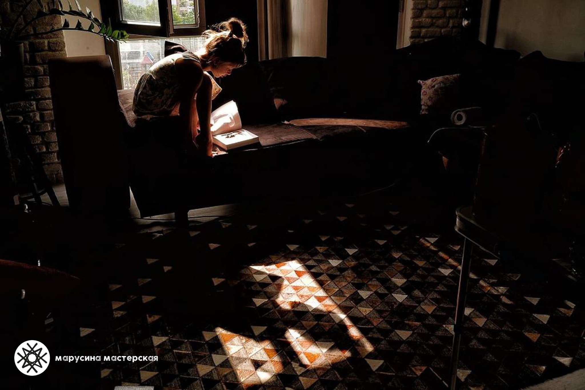 Фотография с проработанной композицией и светом