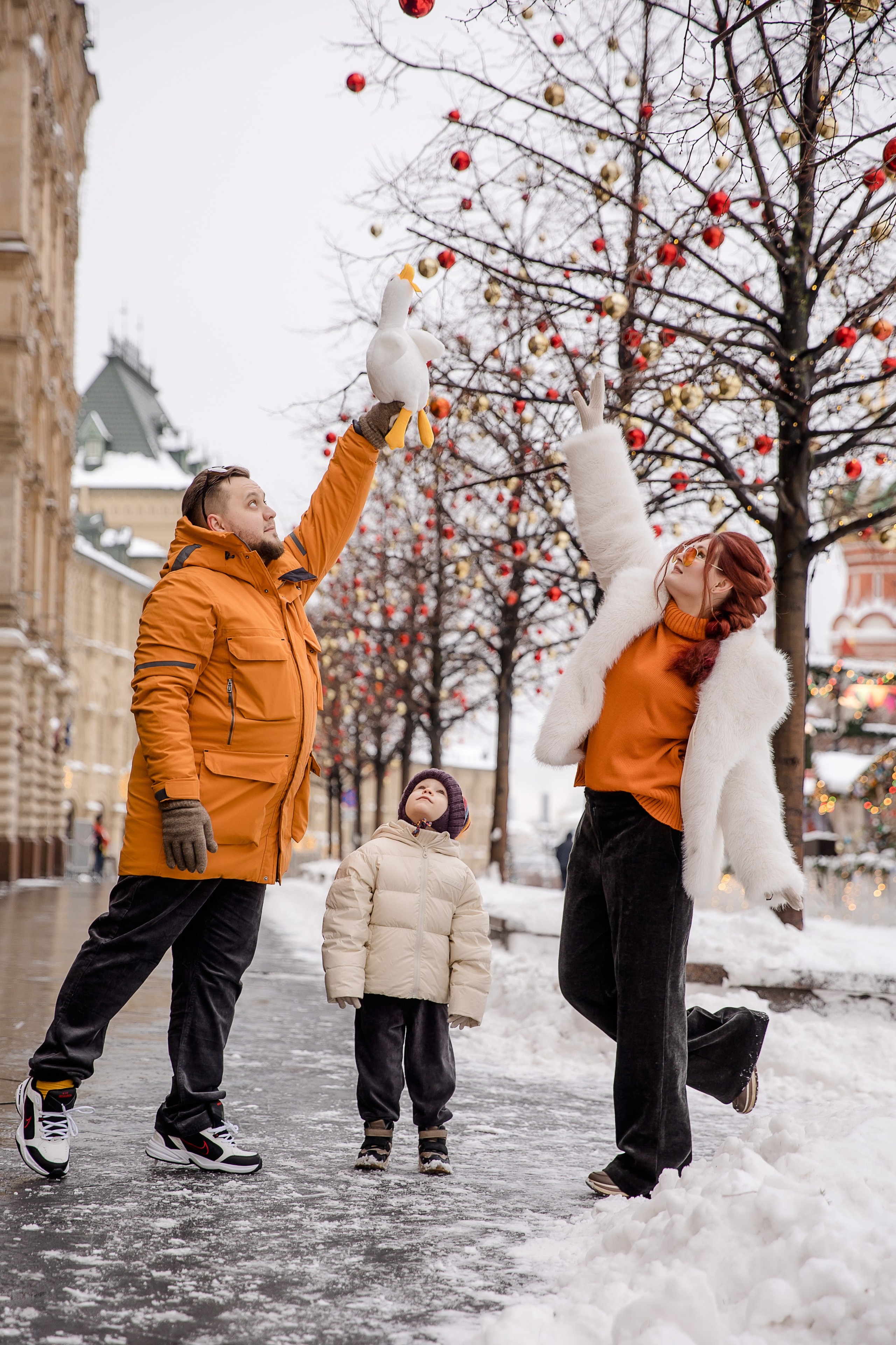 Яркая фотосессия на Красной площади. Семейный и детский фотограф в Москве Вера Ускова