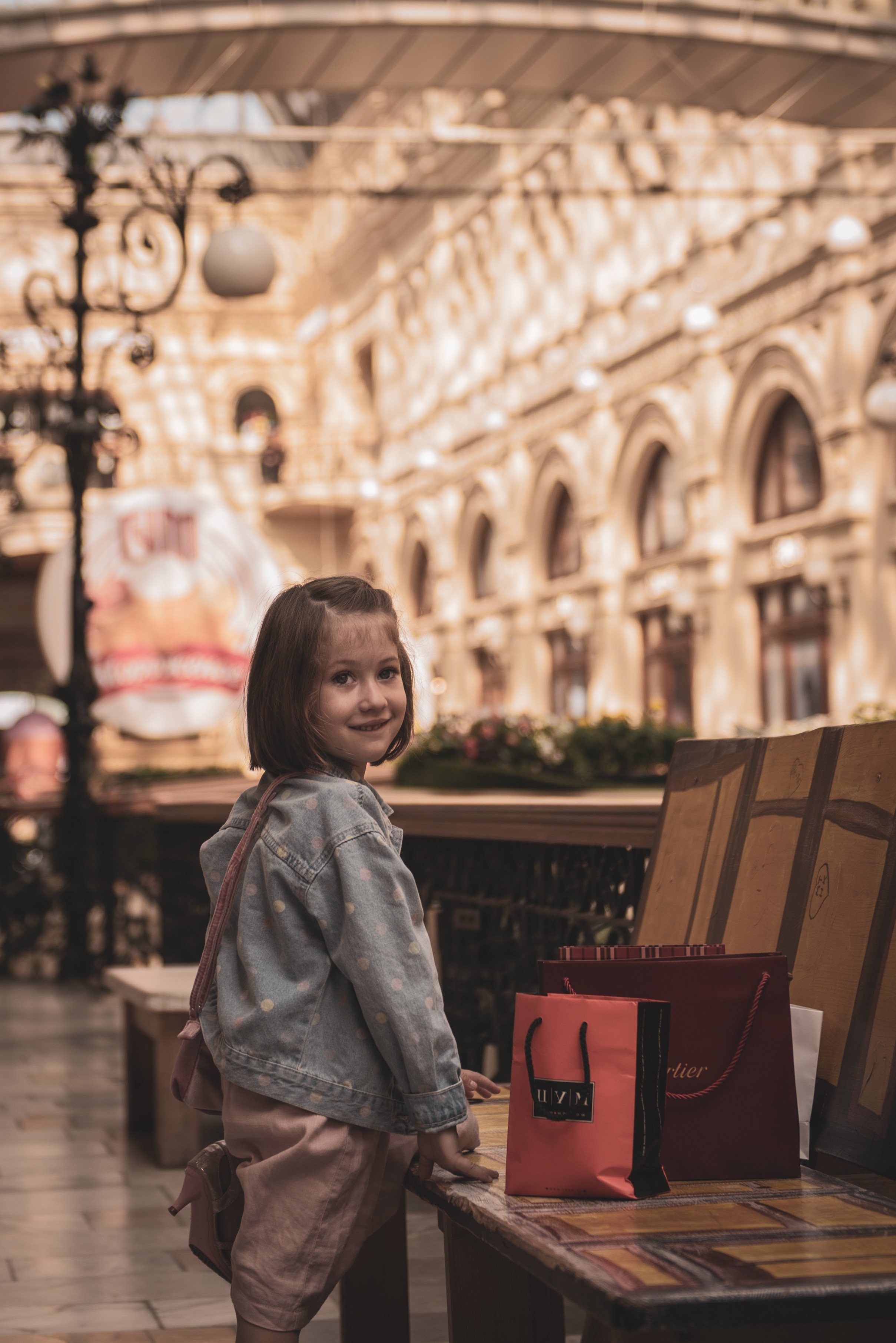 Детская фотосессия в ГУМе. Анна Боровикова, фотограф Пушкино