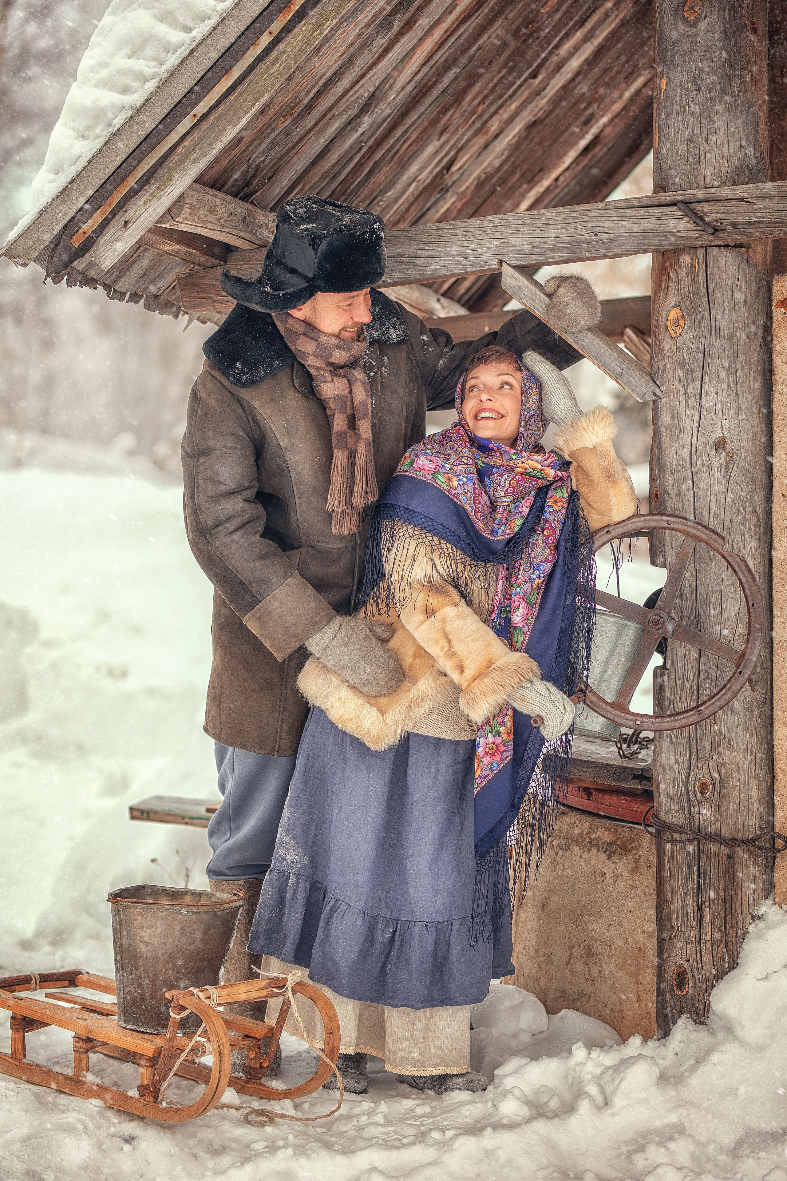 ДЕРЕВЕНСКАЯ ЗИМА. Елена Чернигина семейный и детский фотограф в Нижнем Новгороде и Бор