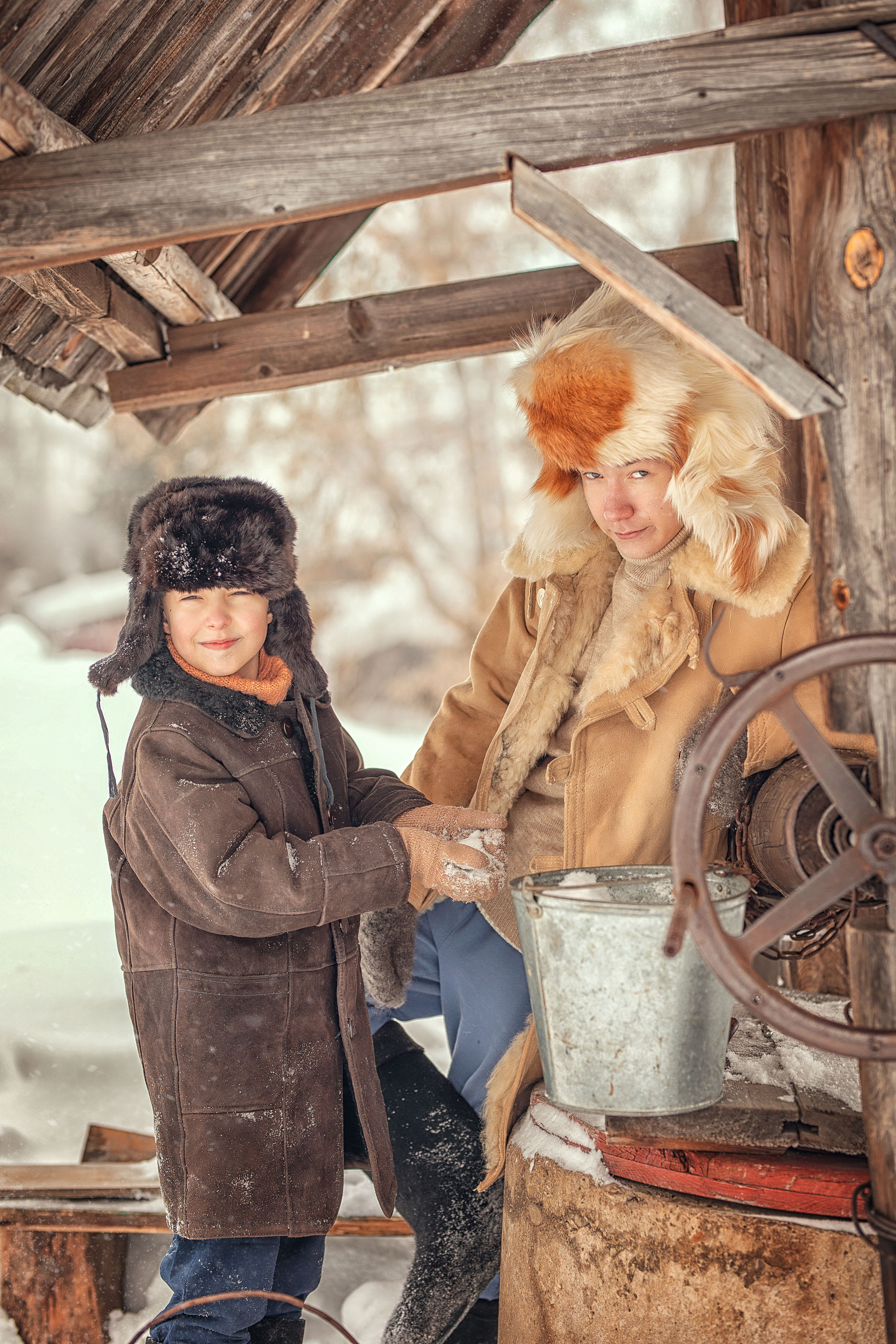 ДЕРЕВЕНСКАЯ ЗИМА. Елена Чернигина семейный и детский фотограф в Нижнем Новгороде и Бор
