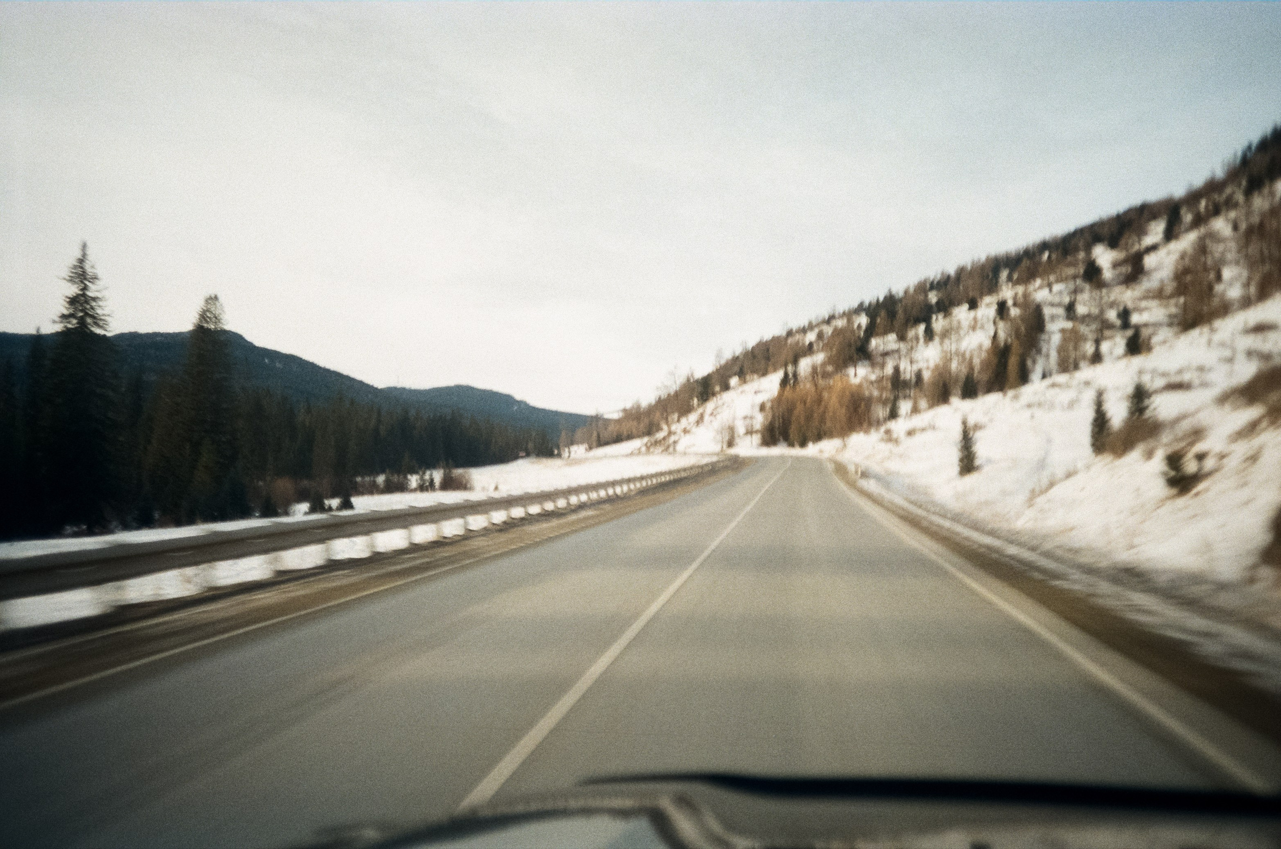 Семинский перевал, дорога из Land Cruser / 19 декабря 2023 года (-18℃)