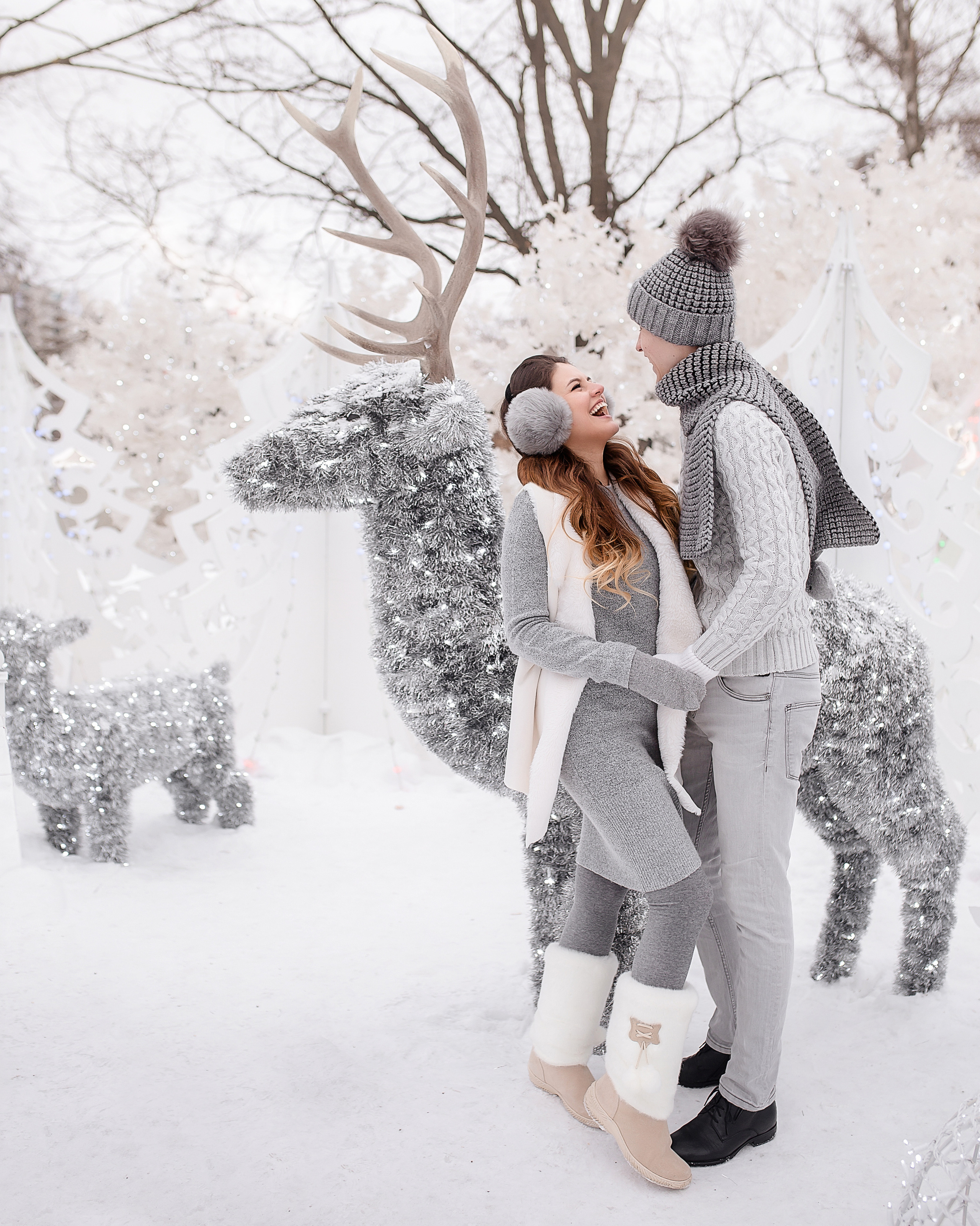 Новогодние фотосессии — уличные локации. Семейный и детский фотограф в Москве Вера Ускова