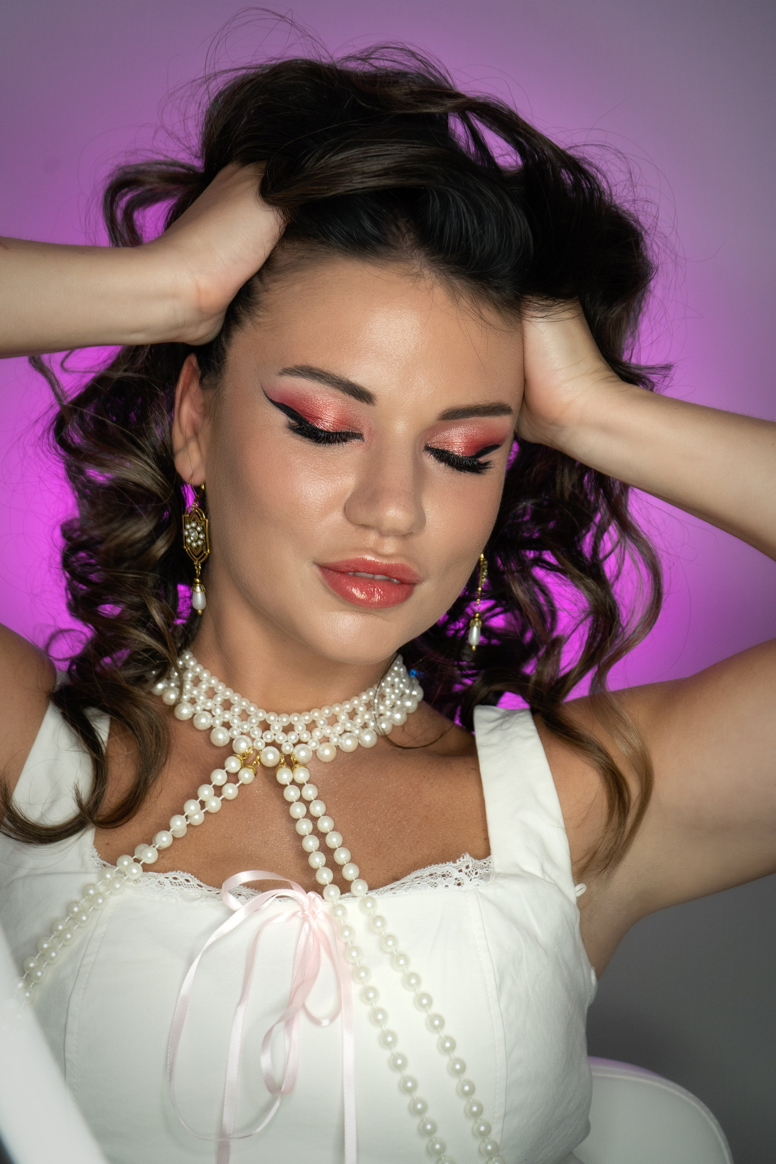 Макияж. Фотограф Надежда Сухомлина