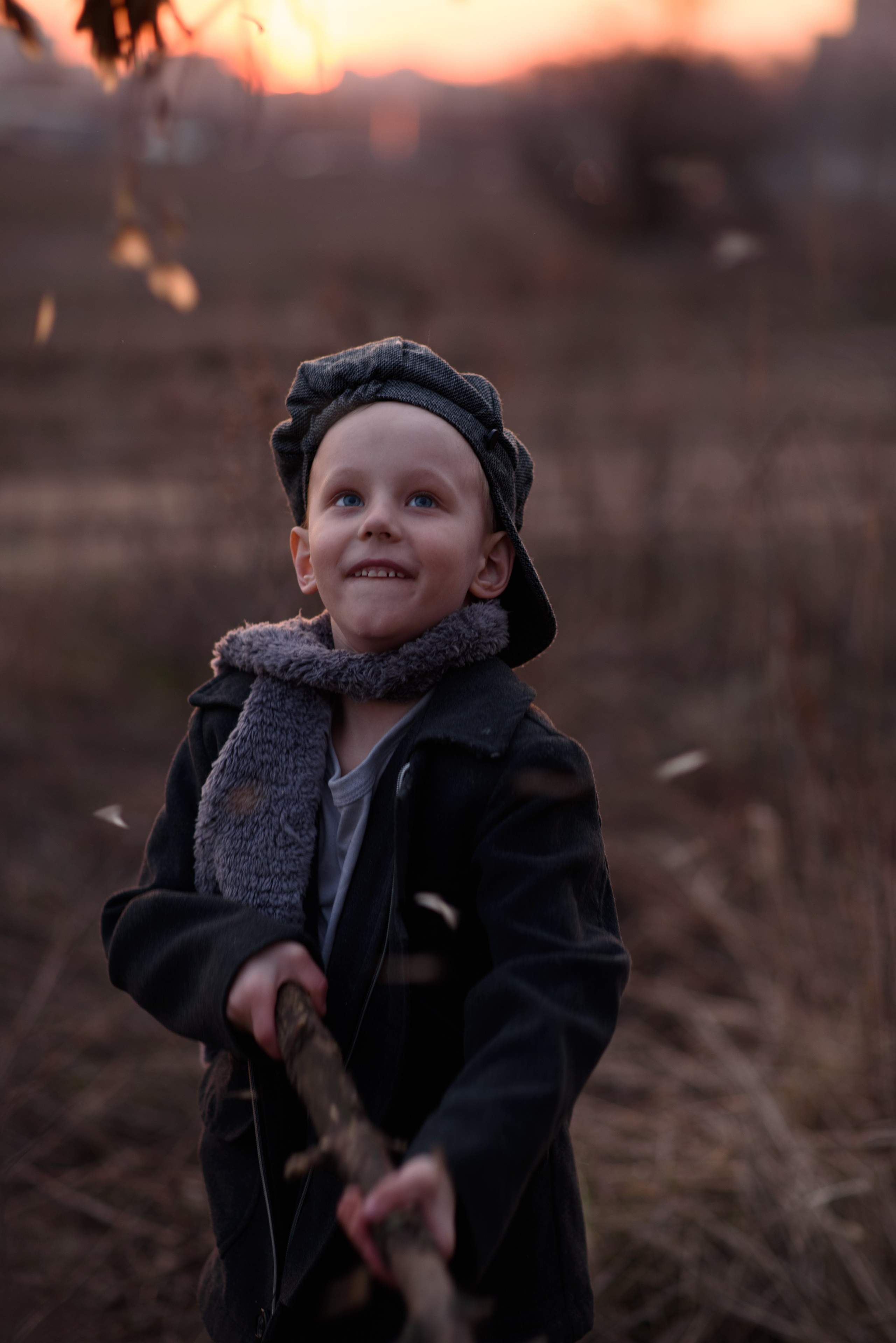 Юный Гаврош в поле. Анна Боровикова, фотограф Пушкино