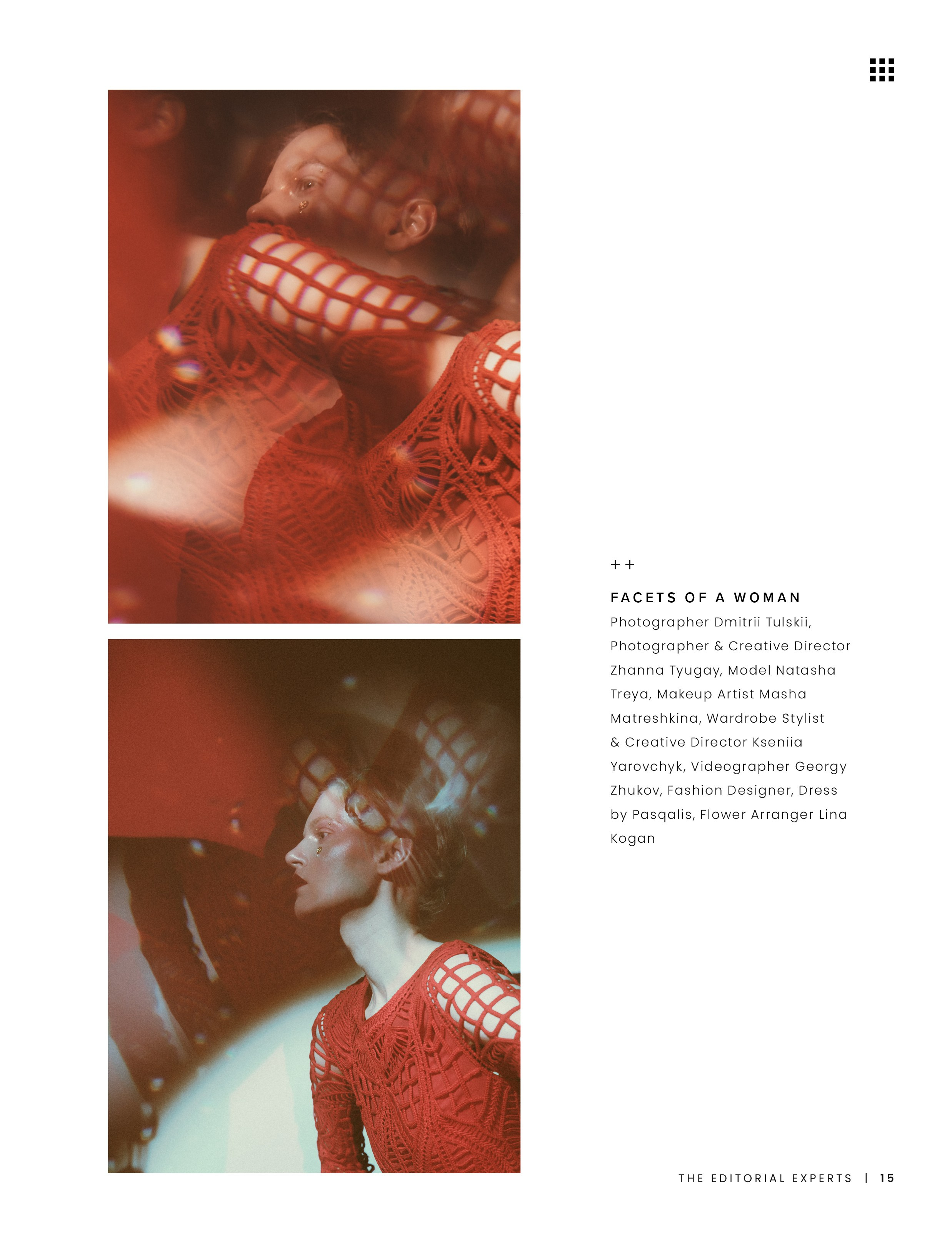FACET OF A WOMEN. THE PAINTED MUSE. EDITORIAL. JULY 2026. Zhanna Tyugay is a fashion photographer, visual artist and film maker based in Novi Sad