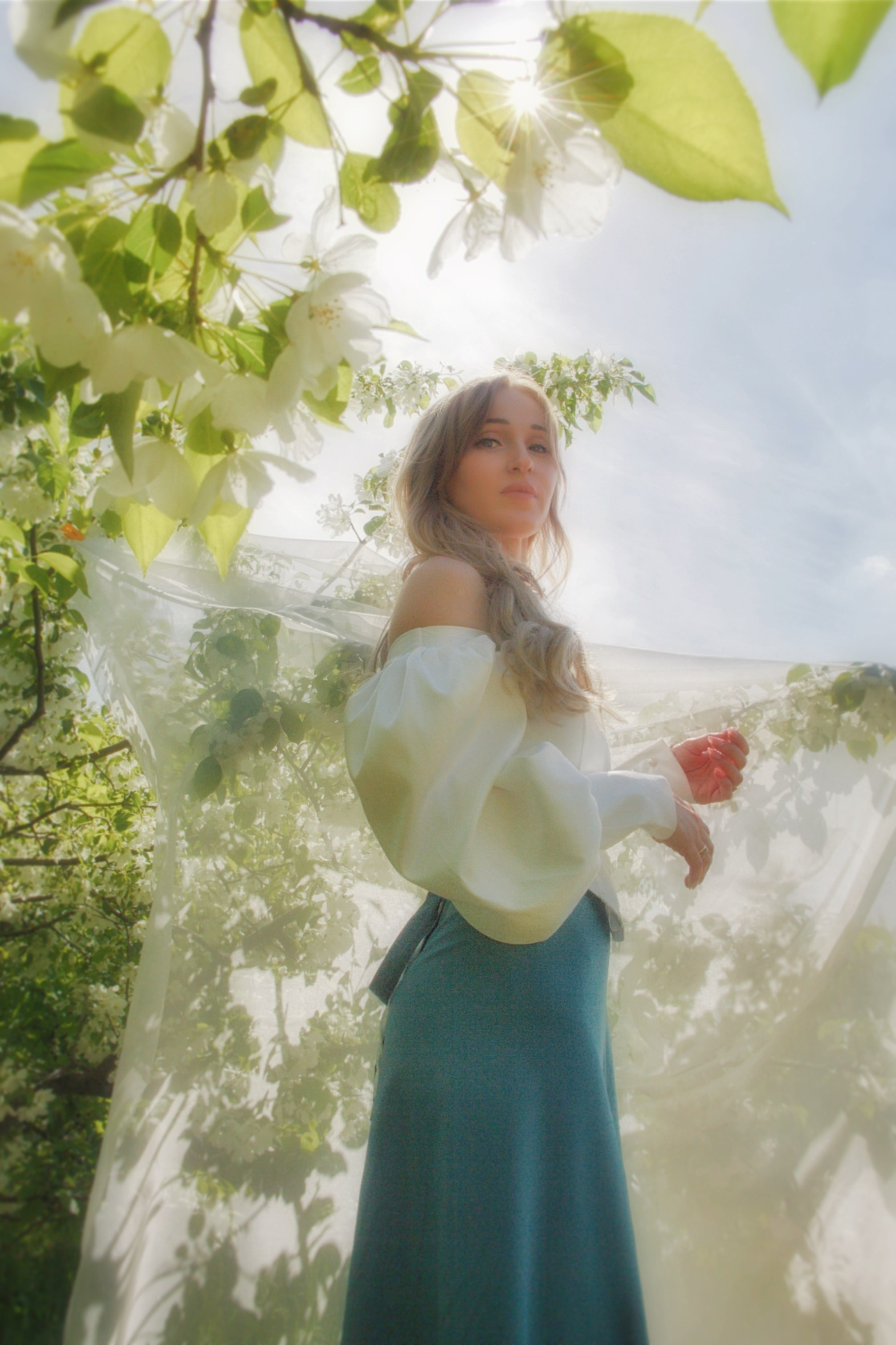 Валентина в Яблоневом саду…. Творческая, семейная Фотосъемка ДоброДарова Елена Омск