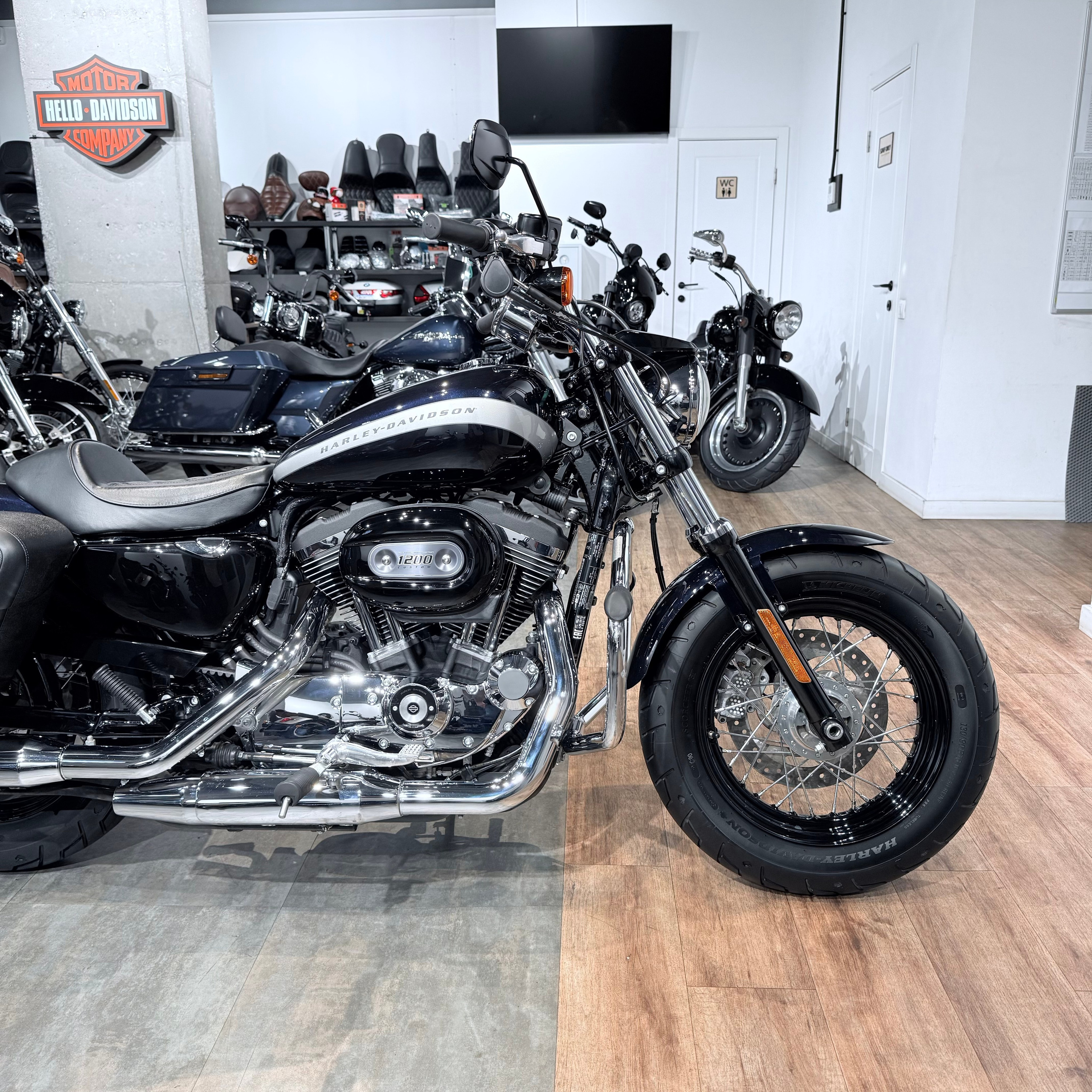 2020 Sportster 1200 Dark Blue. Hello Davidson, Москва. Только хорошие мотоциклы…