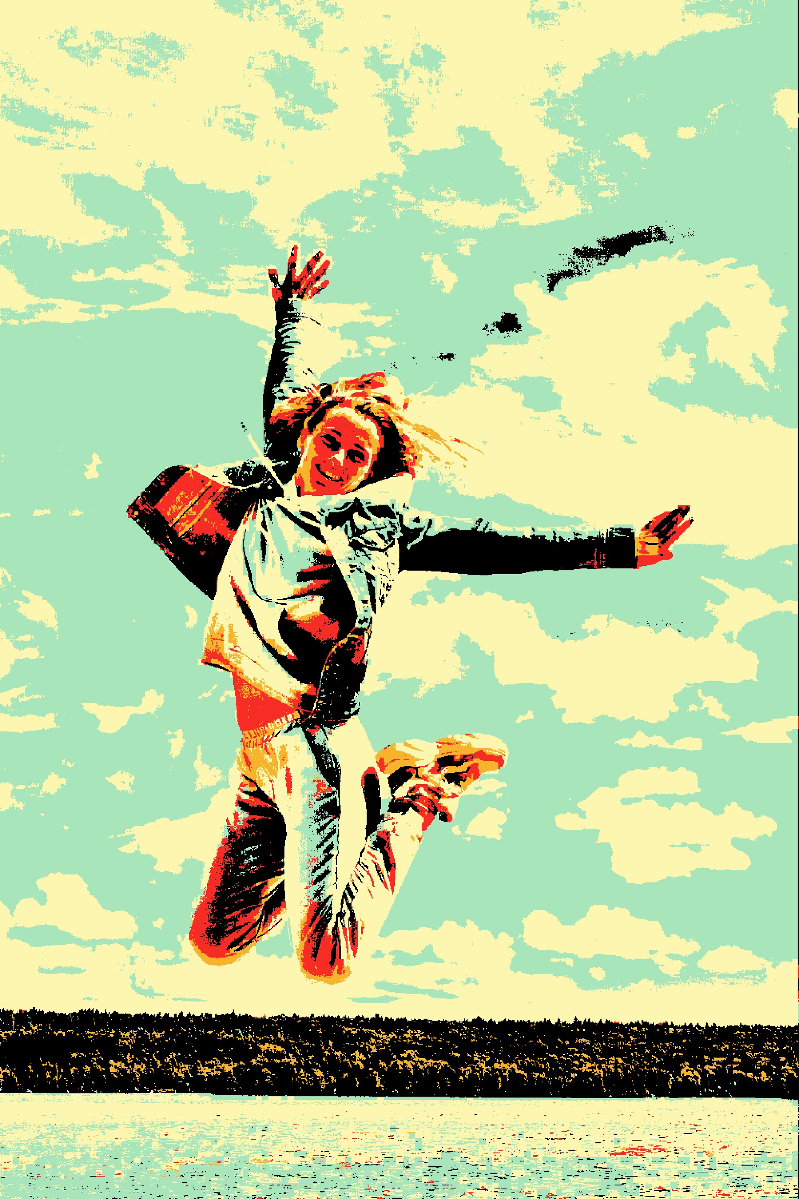 Визуальный арт пиксельный художник Василь Пиксель