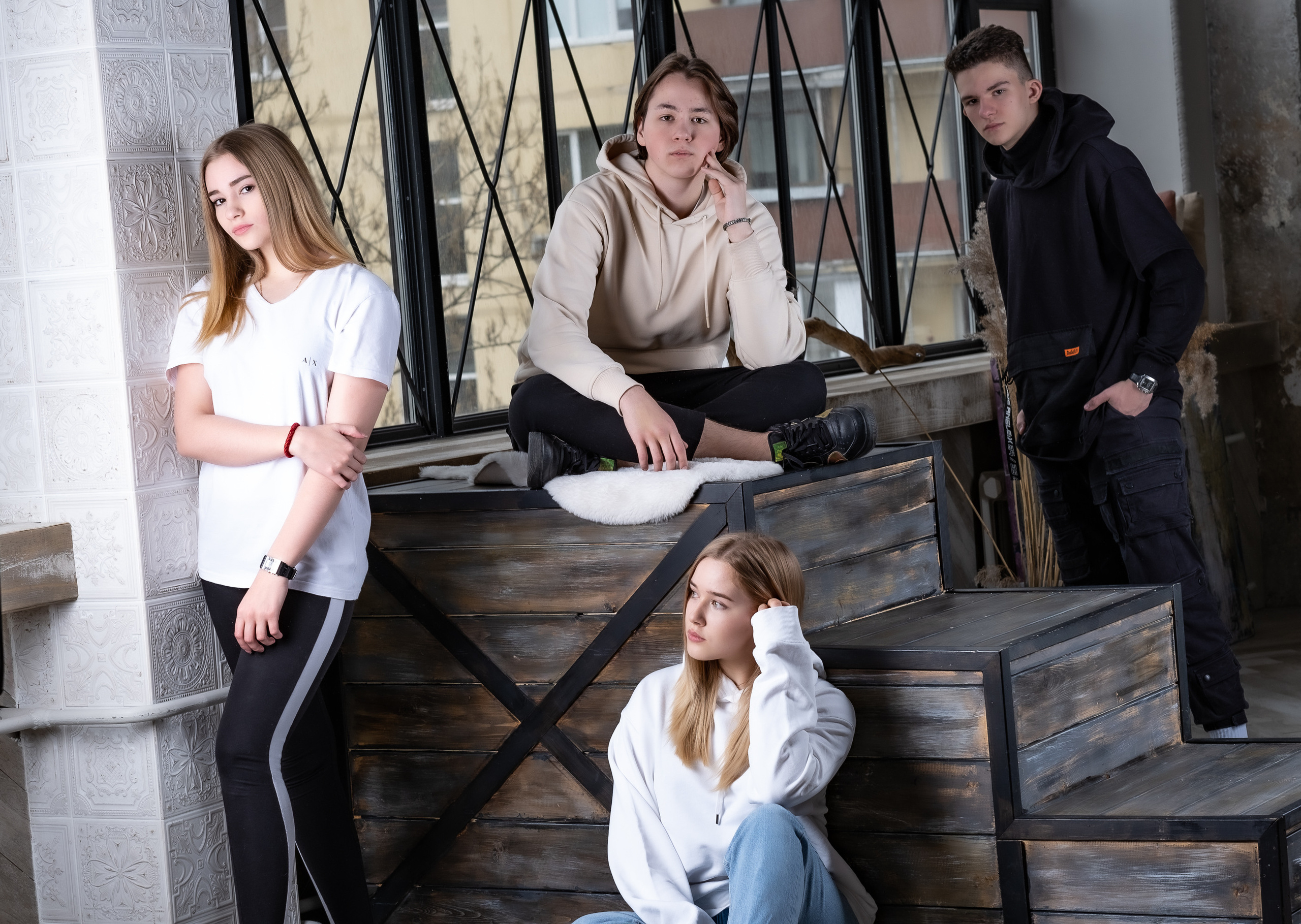 Фотосессия Николь, Юли, Дани и Саши. Фотограф в Москве Ирина Иванова