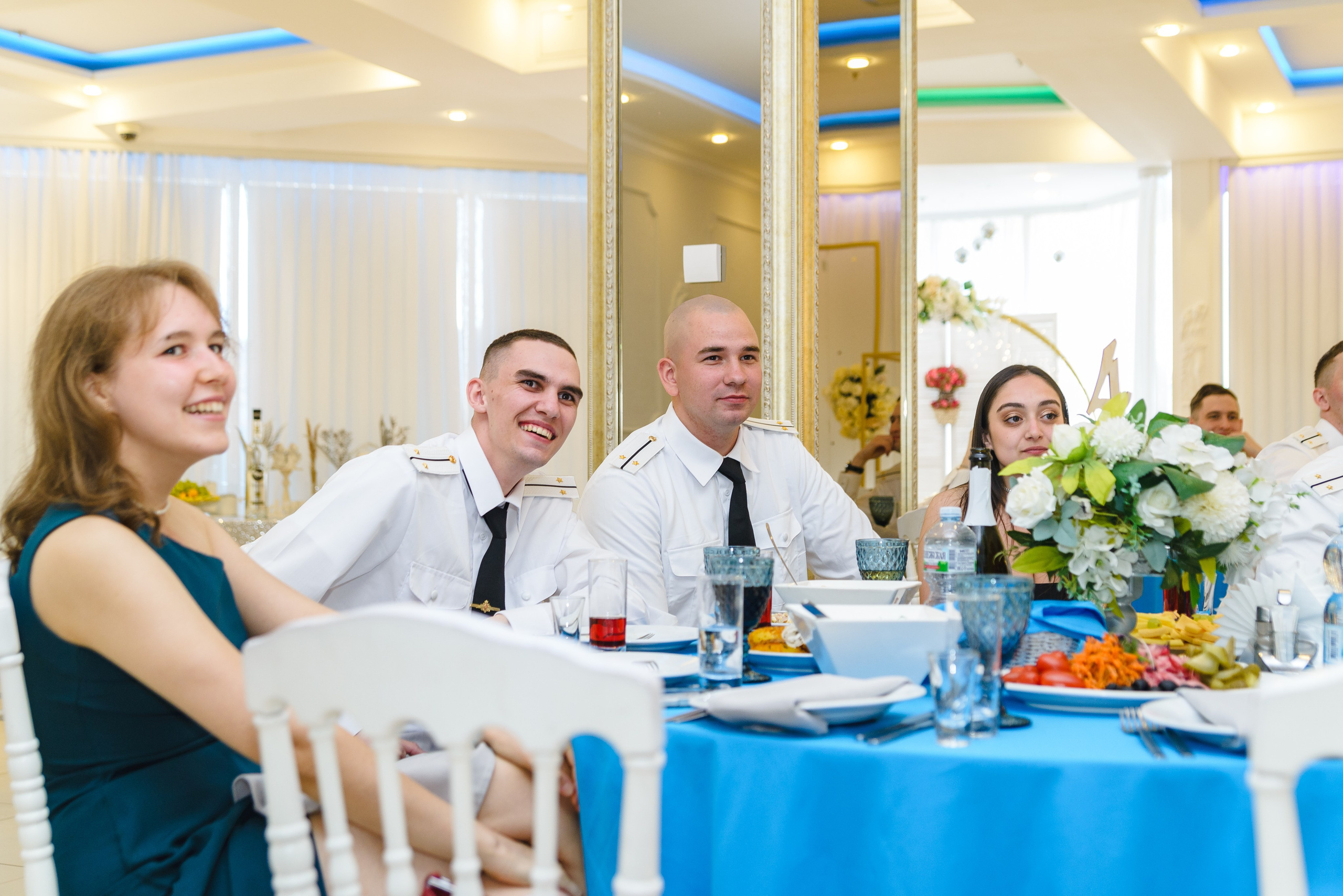 Банкет выпуска курсантов в Питере. Портретный и репортажный фотограф в Санкт-Петербурге