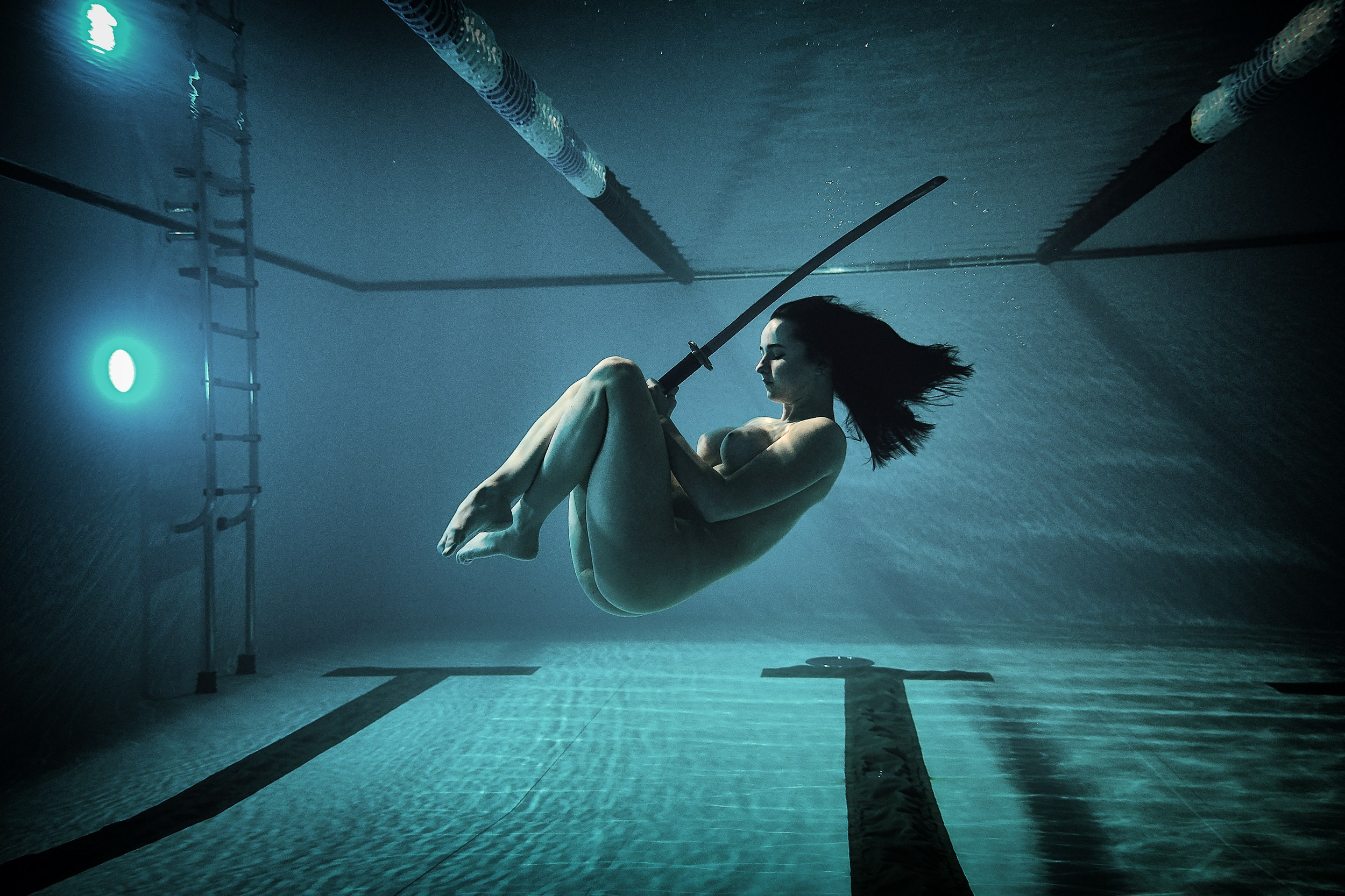 Подводная фотосессия в бассейне г. Ярославль. Фотограф Михаил Семенов