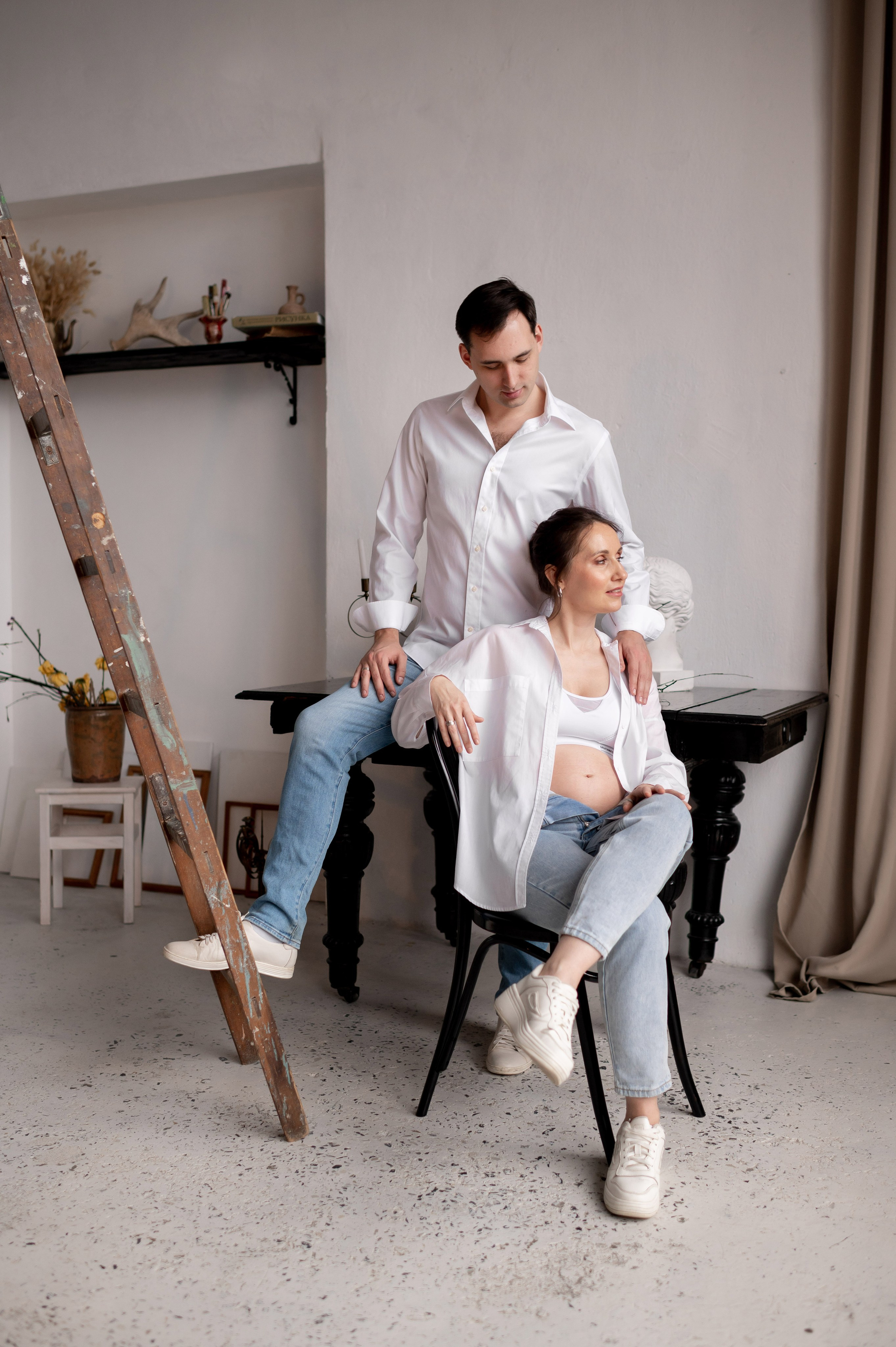 Беременность в красках и необычное гендер-пати. Портретный, семейный и свадебный фотограф в Санкт-Петербурге и в Пушкине Ширяев Денис