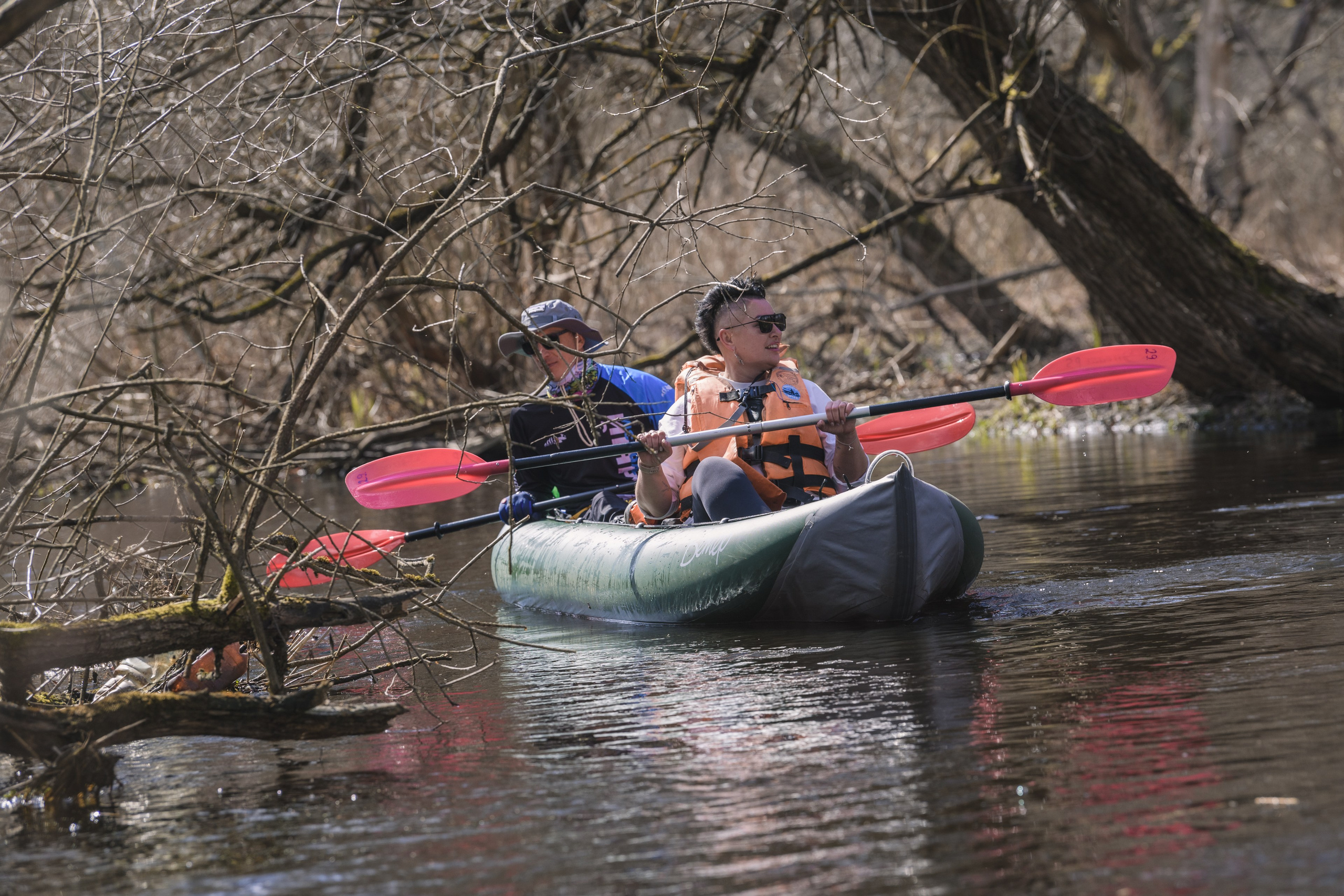 Сплав по реке Ипа 28 марта 2026 года. Репортажный фотограф Владимир Беляй