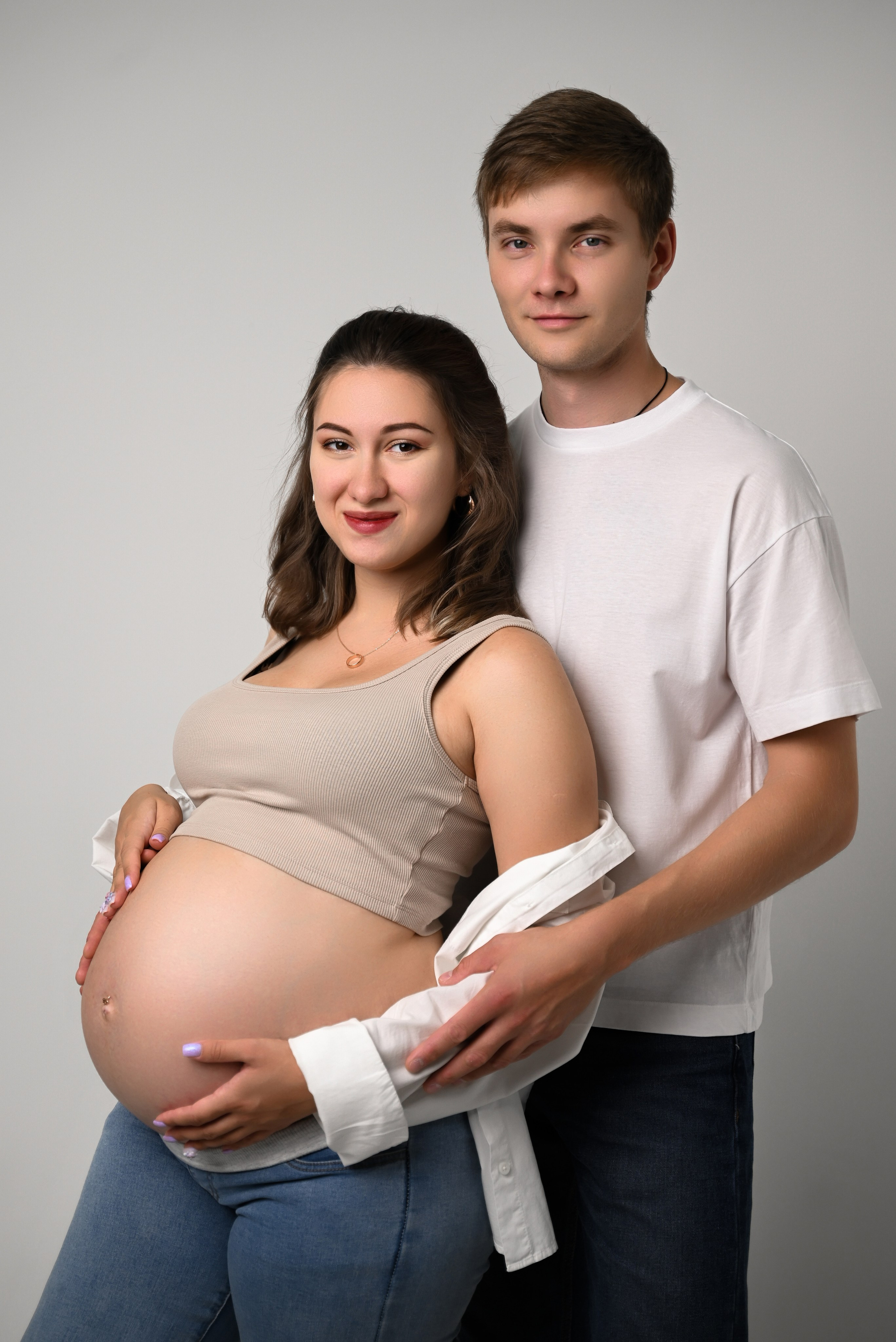 Беременность. Фотостудия Зефир. Фотосессии в студии под ключ. Москва. Семейные и детские фотосессии