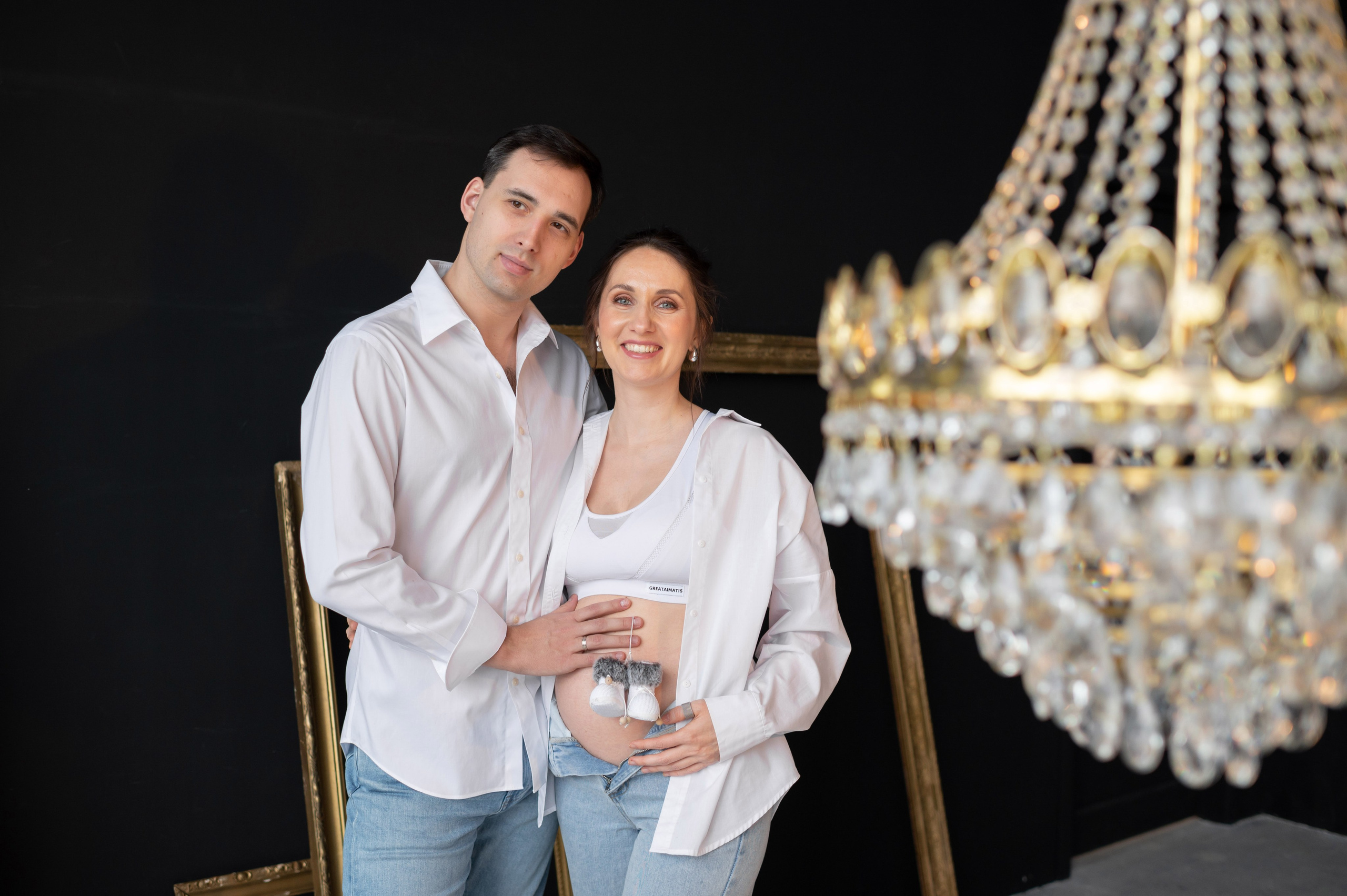 Беременность в красках и необычное гендер-пати. Портретный, семейный и свадебный фотограф в Санкт-Петербурге и в Пушкине Ширяев Денис