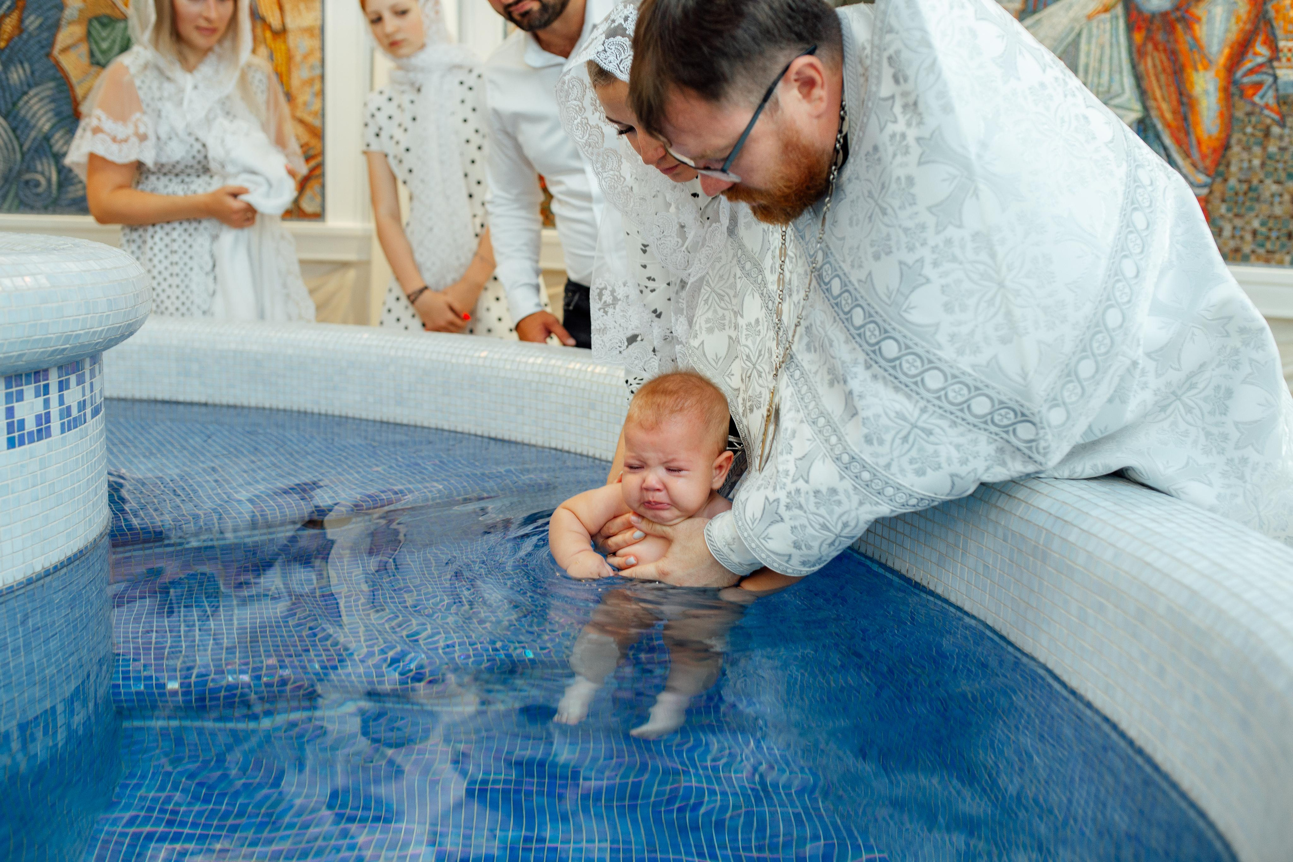 Таинство крещения Арины, 27 августа 2022