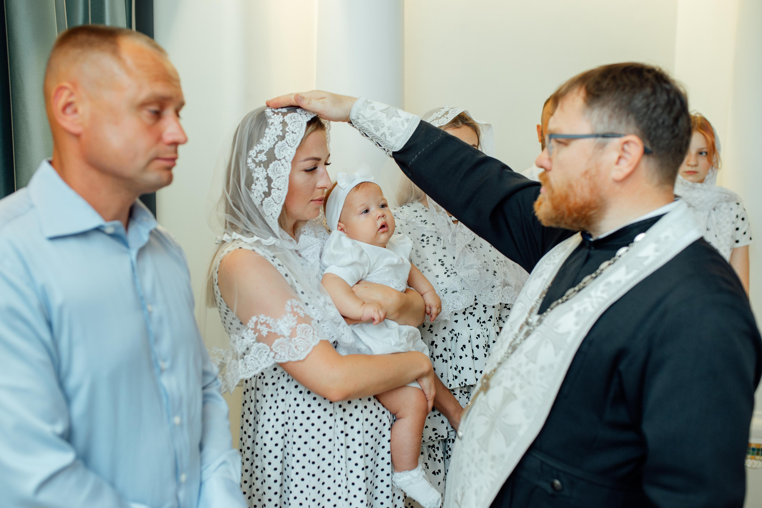 Таинство крещения Арины, 27 августа 2022