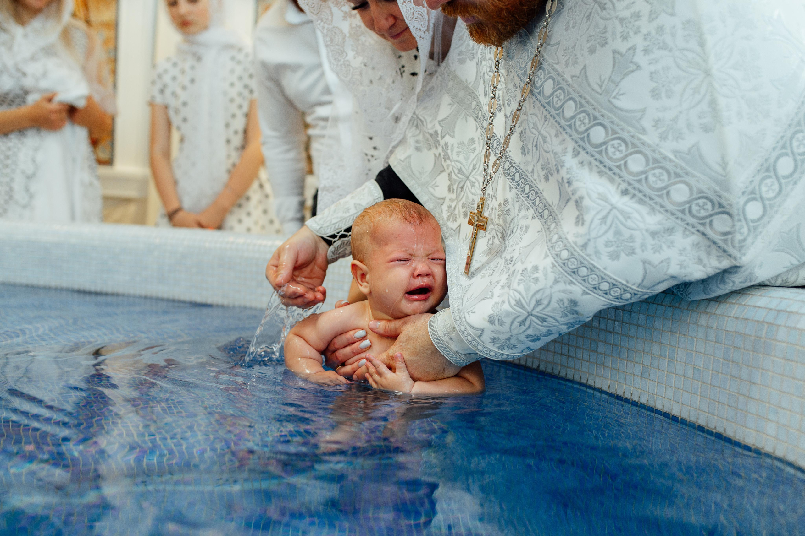 Таинство крещения Арины, 27 августа 2022