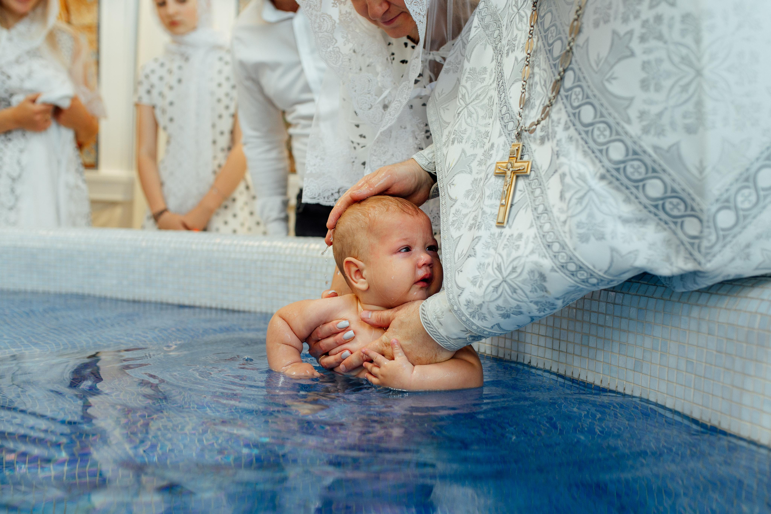 Таинство крещения Арины, 27 августа 2022