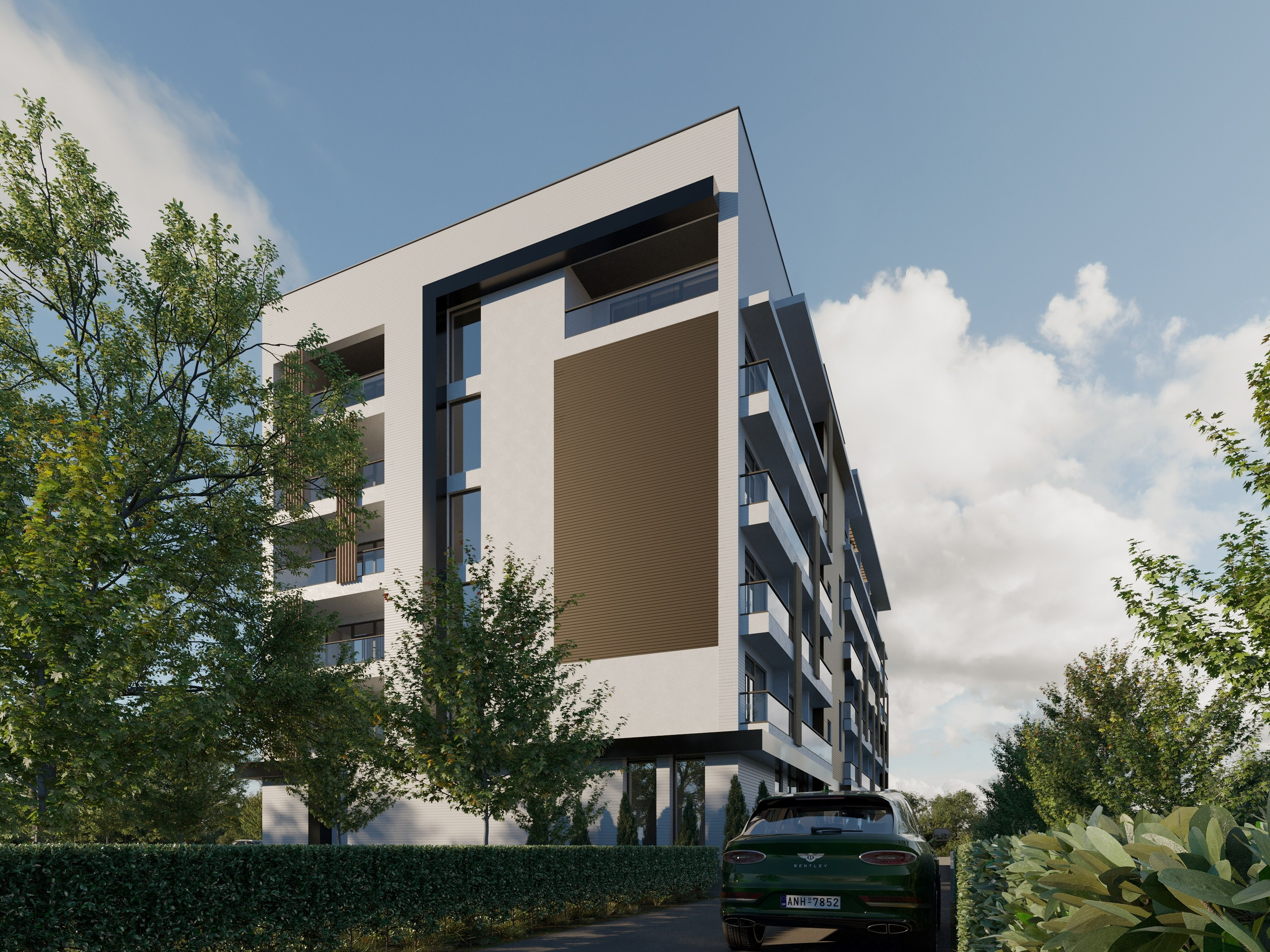 Hotel Visualization in Gelendzhik for an Architectural Bureau. 3D INTERIOR AND ARCHITECTURE VISUALIZATION