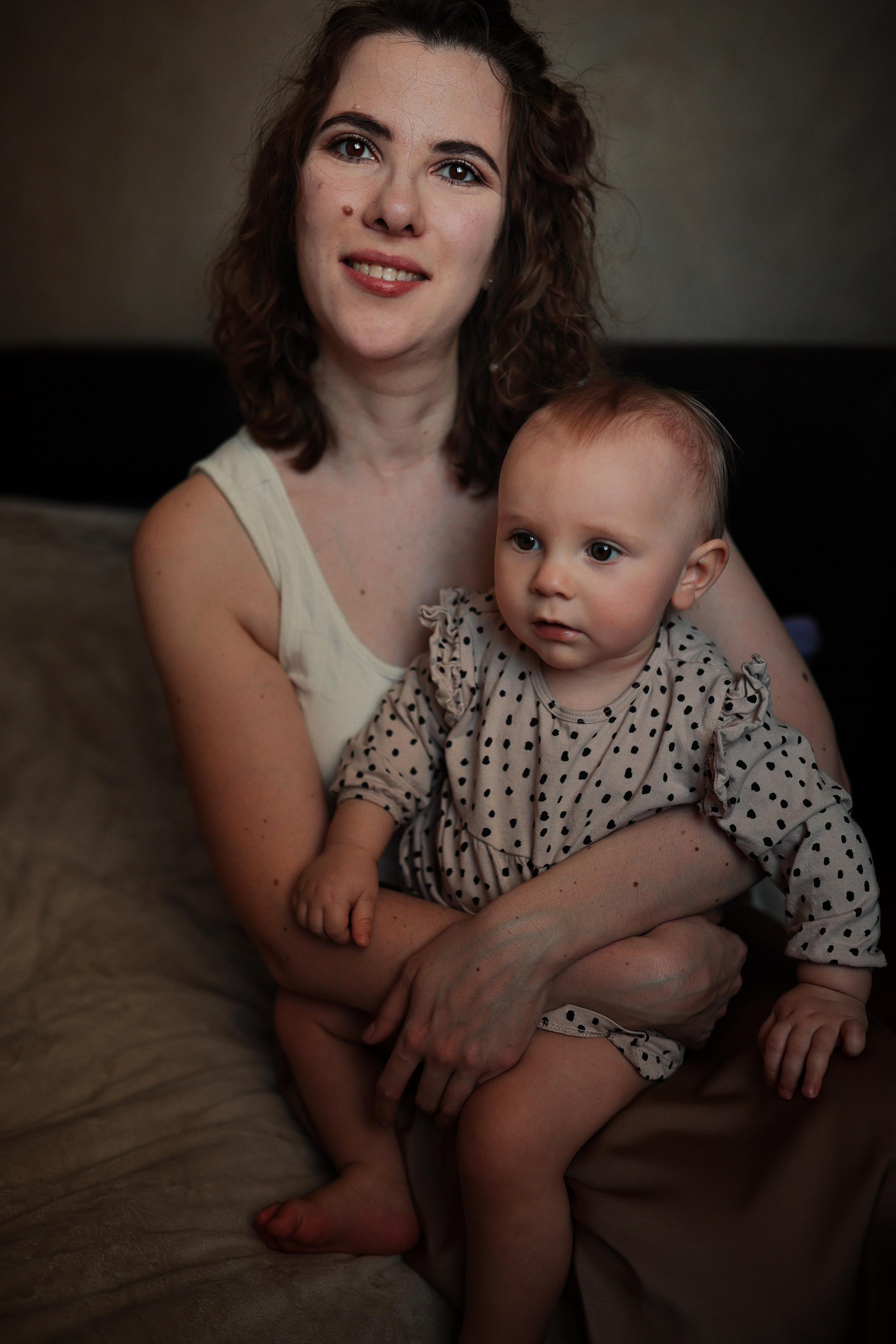 Домашняя съемка годовасие Анечки. Семейный фотограф в Москве и Люберцах Юлия Гуськова