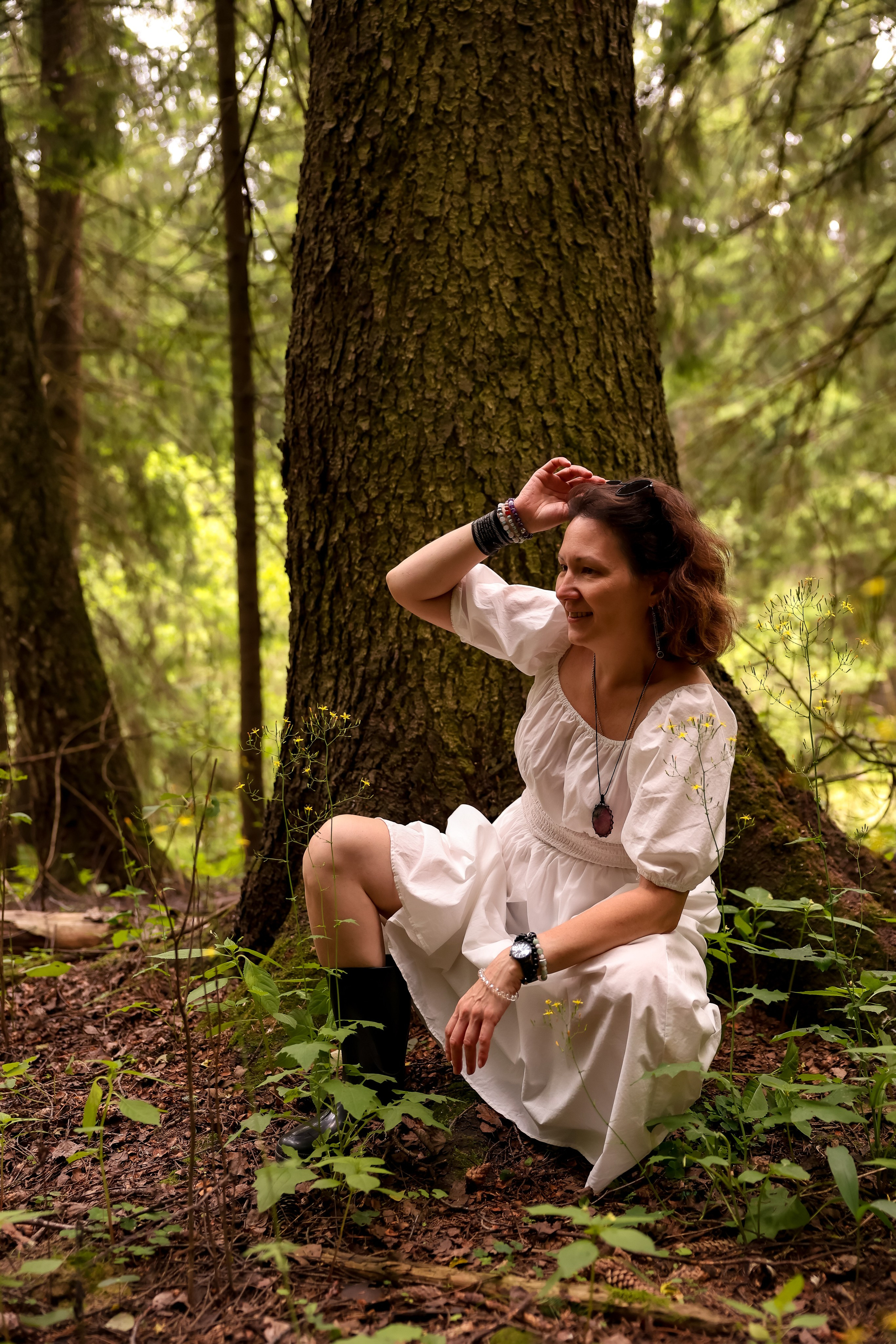 Ольга в лесу. Дарья Бухреева — фотограф, видеограф и фототерапевт. Москва и мир
