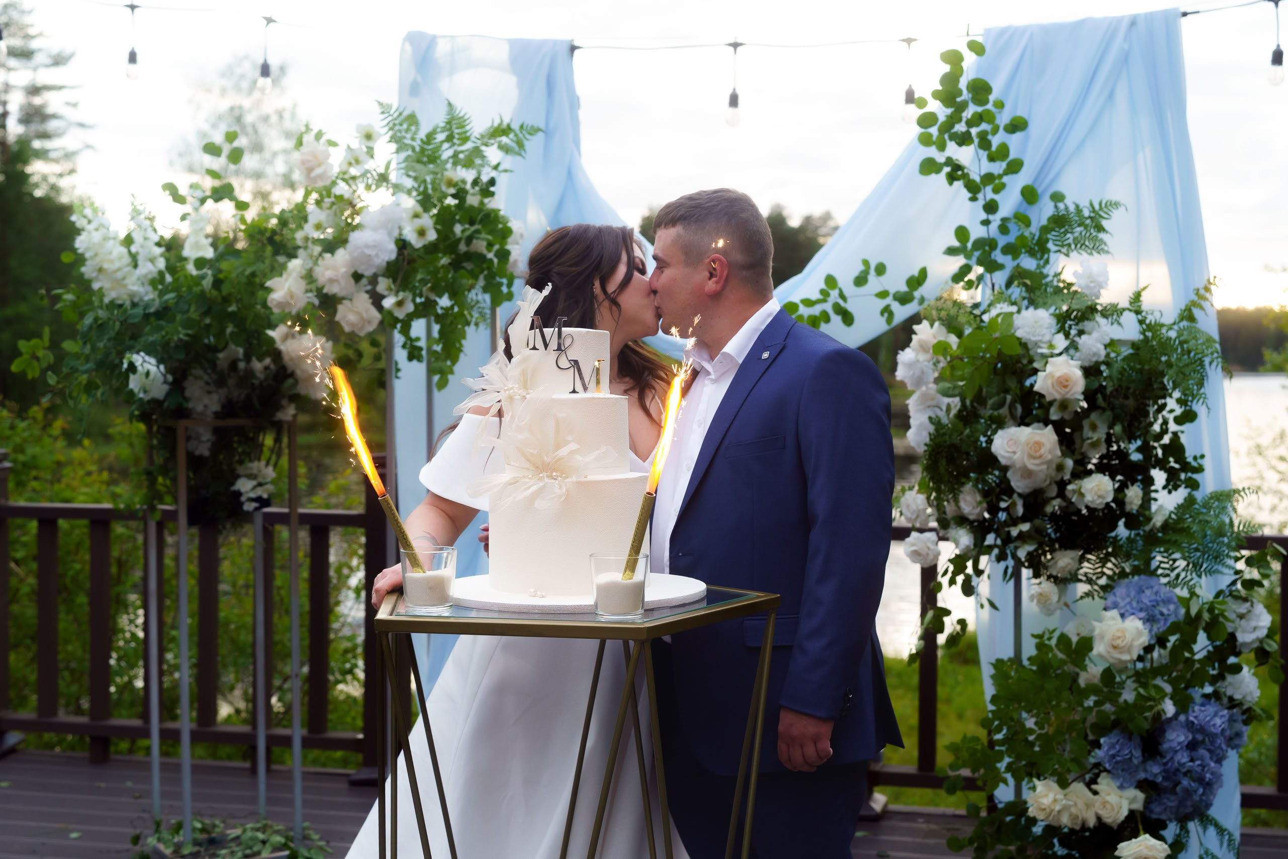 Мария и Михаил — прогулка у озера и церемония. Свадебный фотограф Дмитрий Родионов — Санкт-Петербург и Ленинградская область