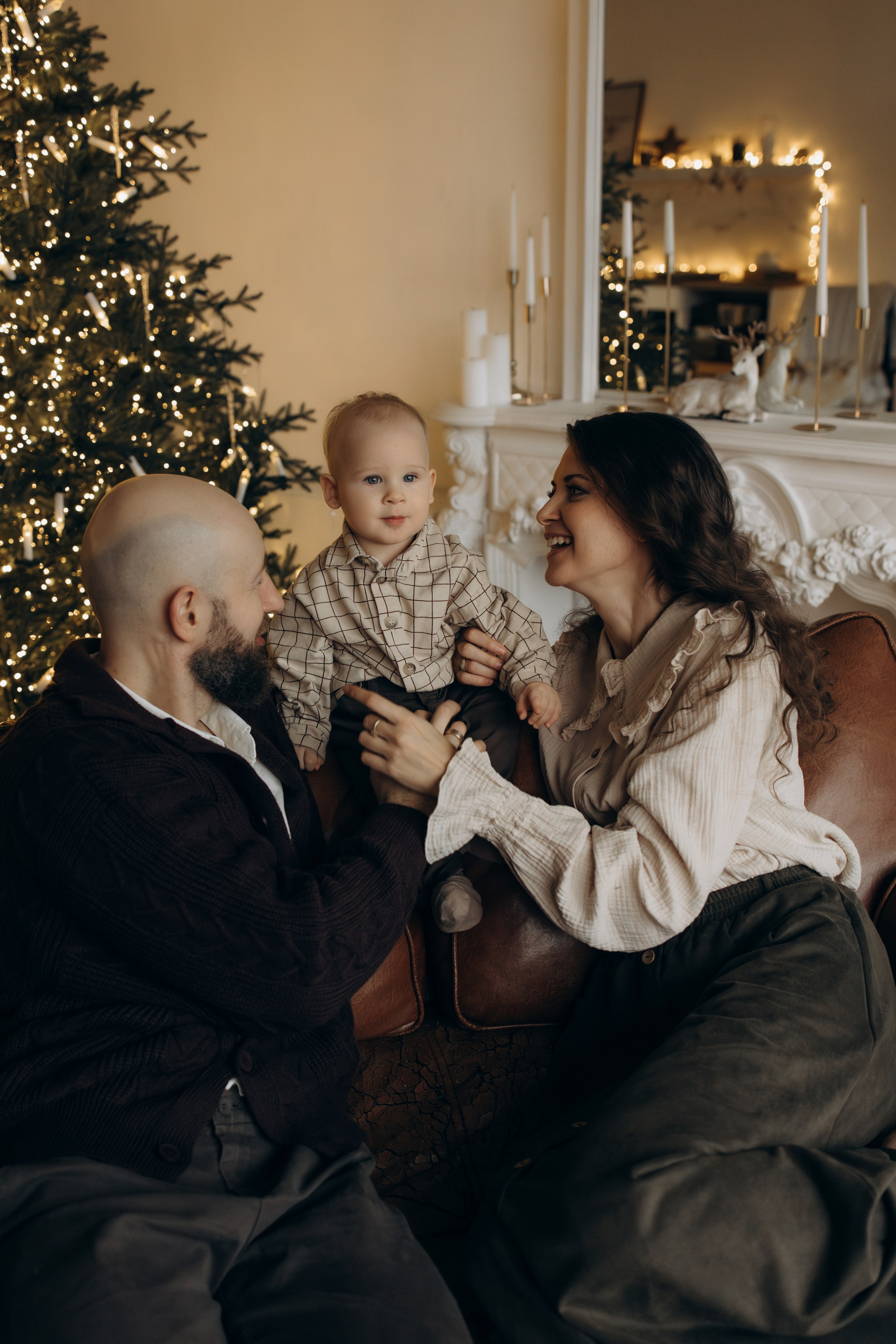 Новогодняя семейная история. Семейный фотограф Москва Юлиана Фетисова