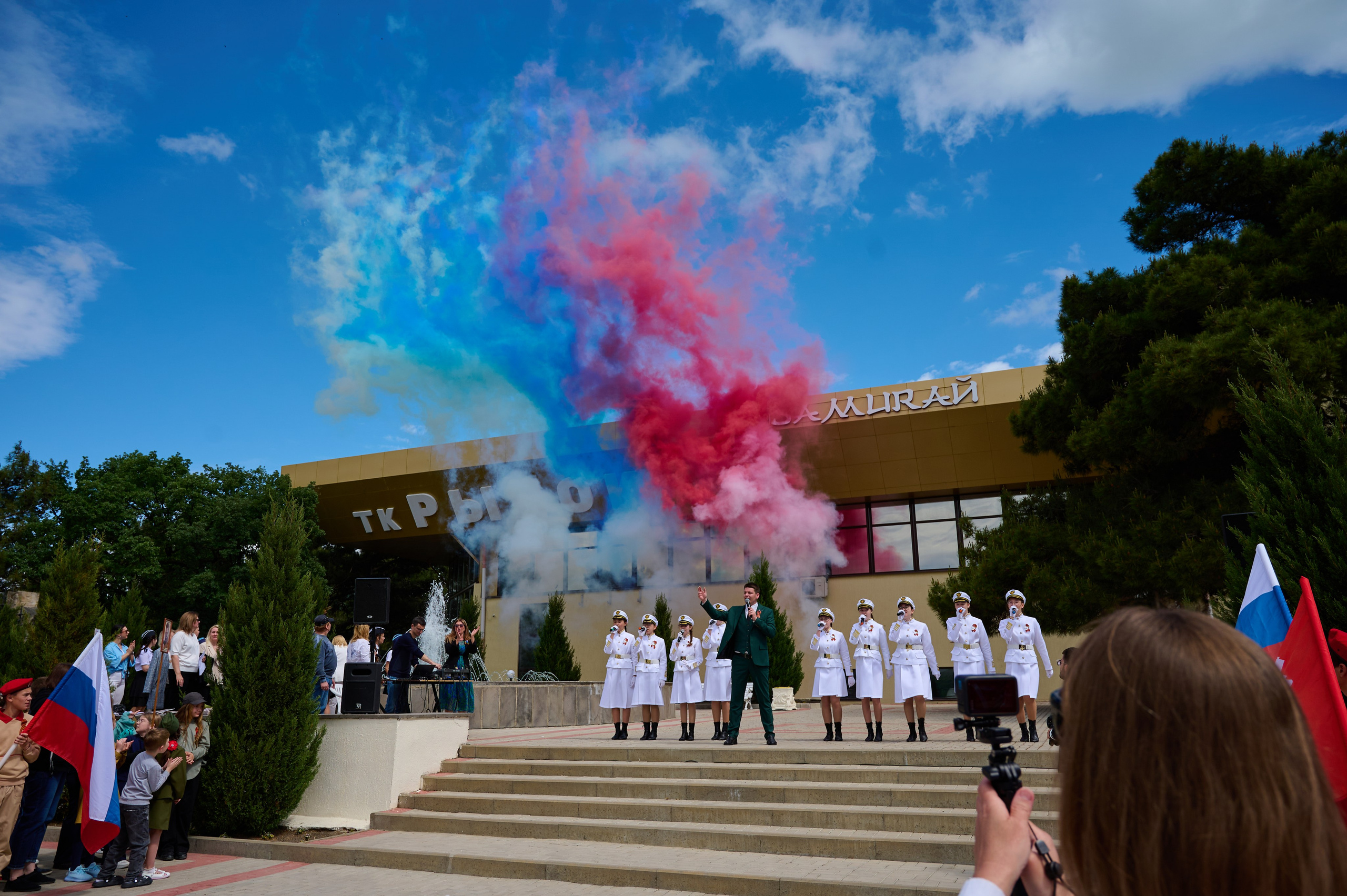 Митинг 9 мая. Жизнь курорта Кабардинка в фотографиях