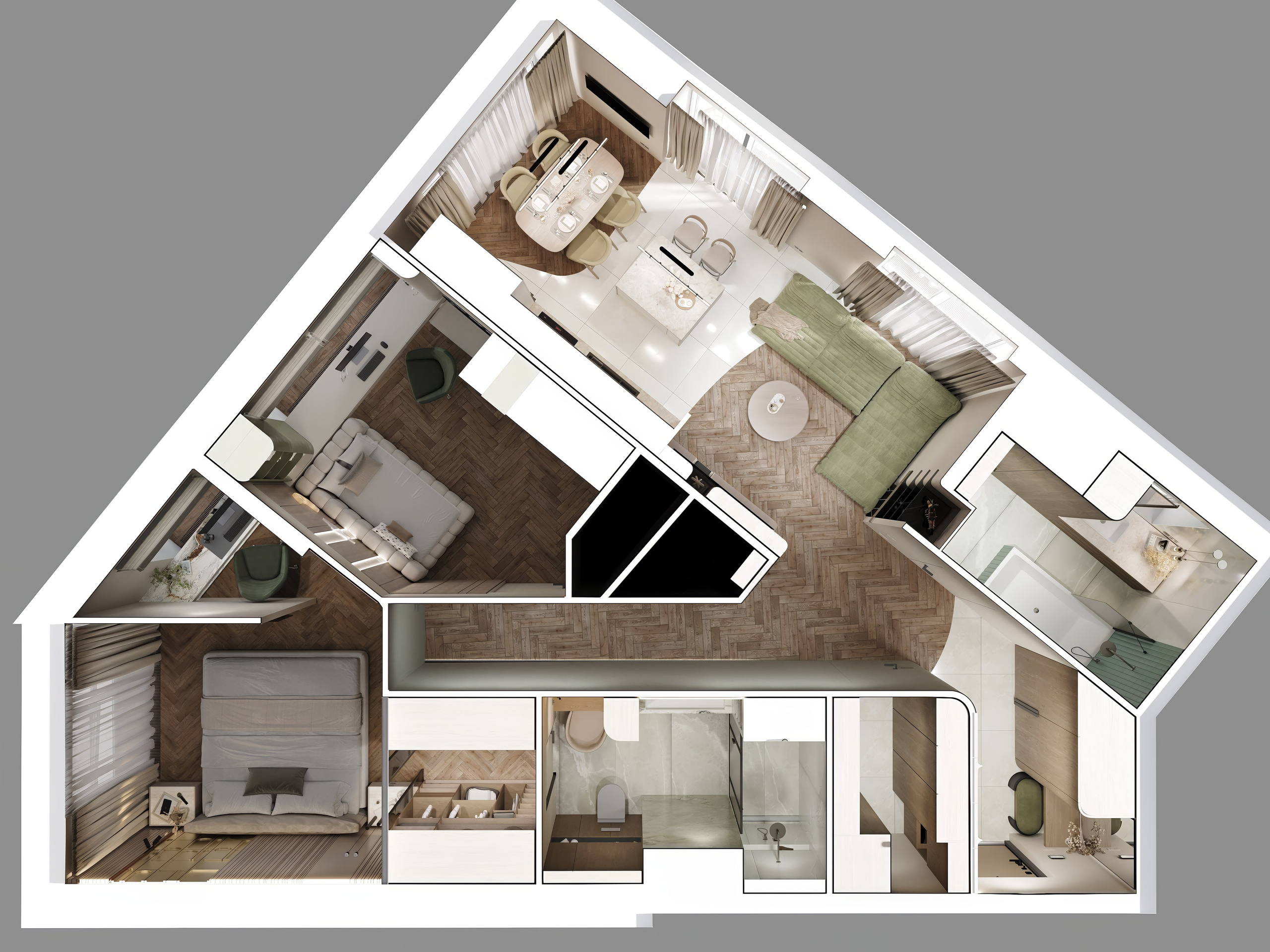 ИСТОРИЯ ОЛИВКОВОГО ЦВЕТА. ЖК ILOVE