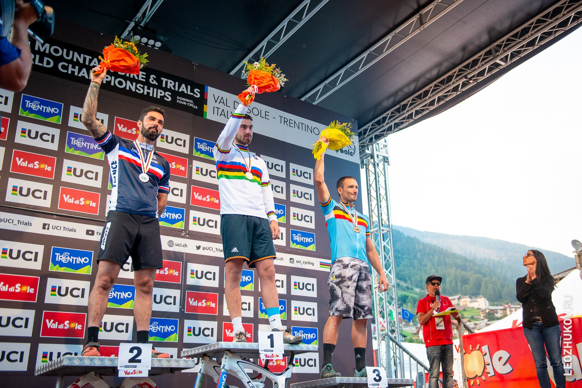 UCI Trials World Championships 2016 — finals. Sports photographer Leonid Zhukov