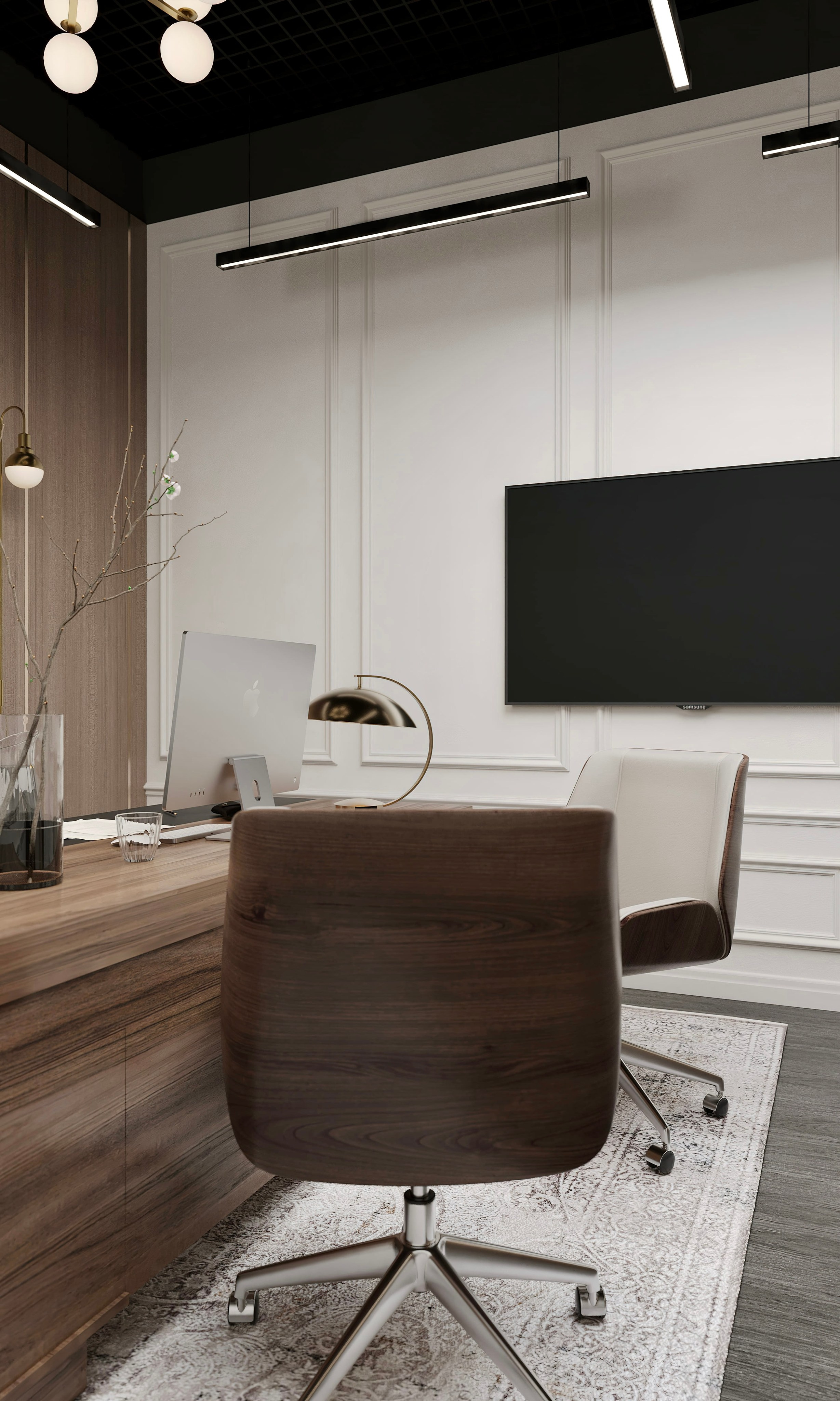 Офис 264 м², БЦ «Останкино». 3D Визуализация интерьера