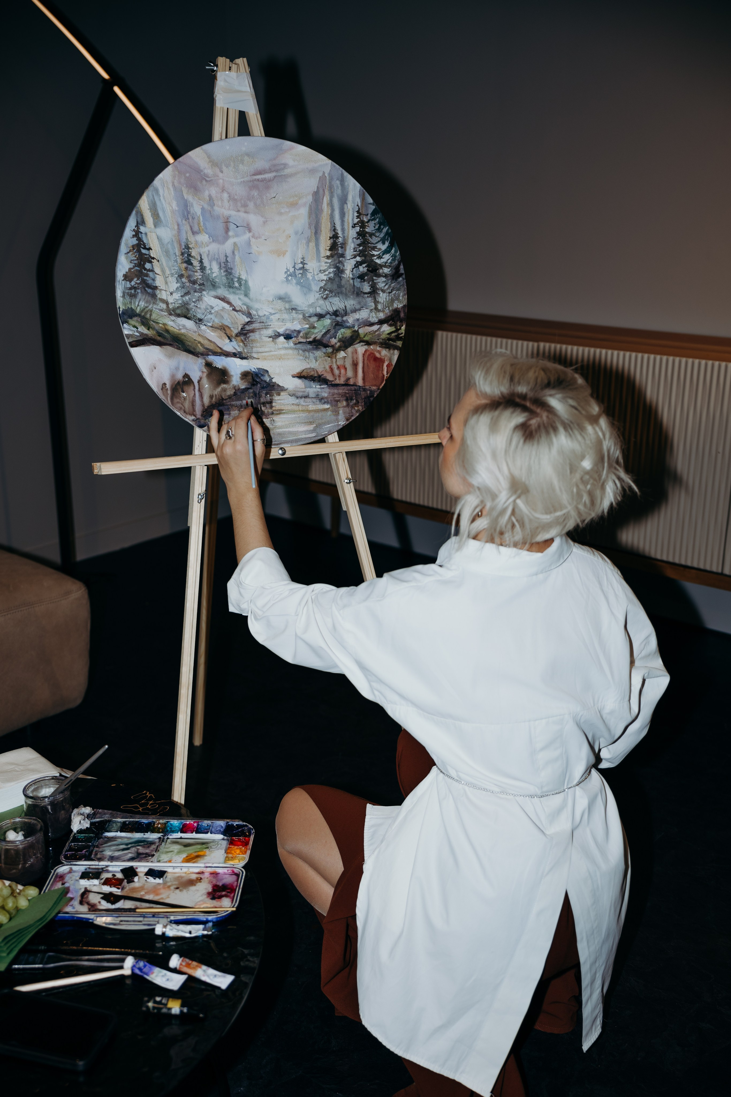 Репортажная фотосессия художницы