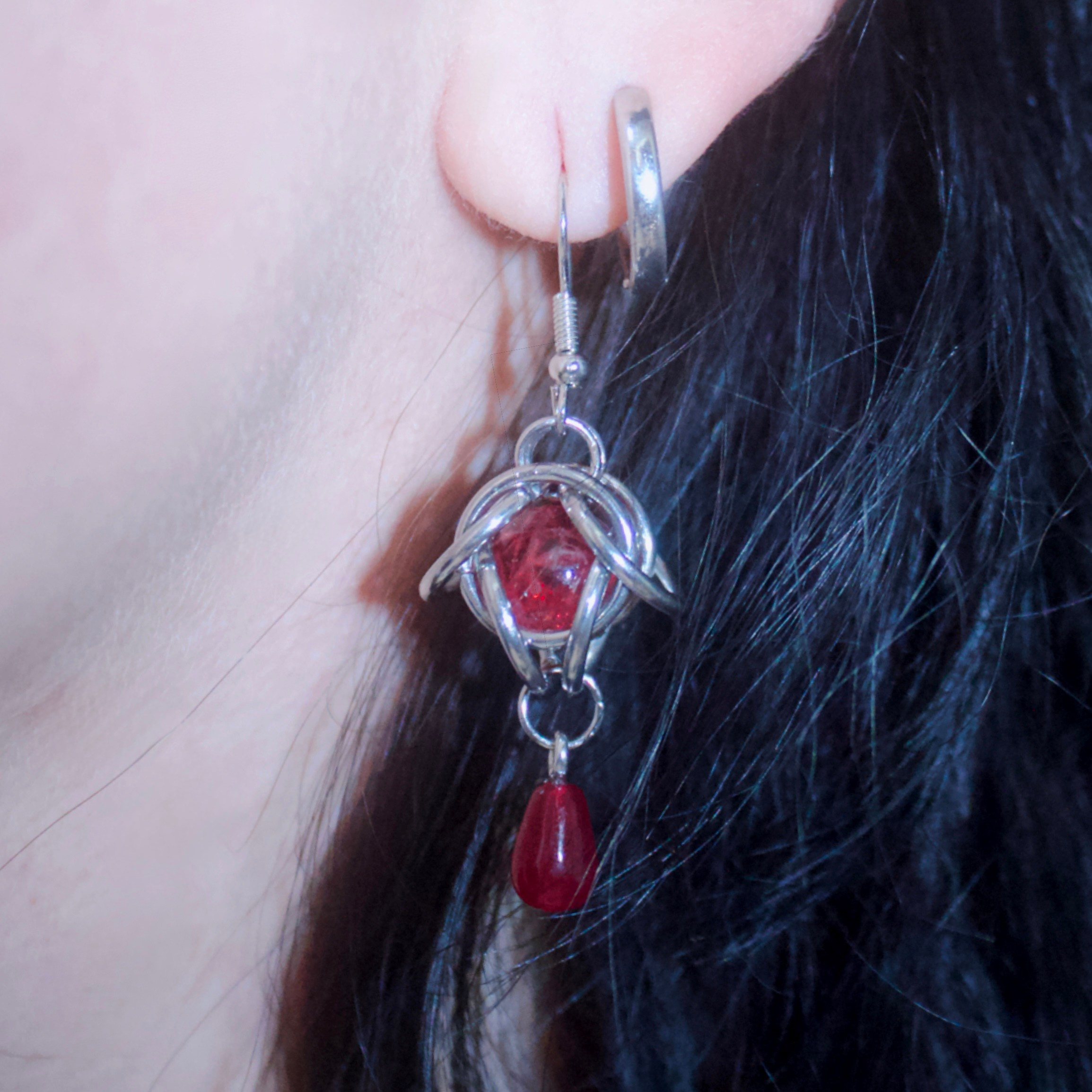 Сережки из кольчуги. Кольчужные украшения бренда Соня Спросонья