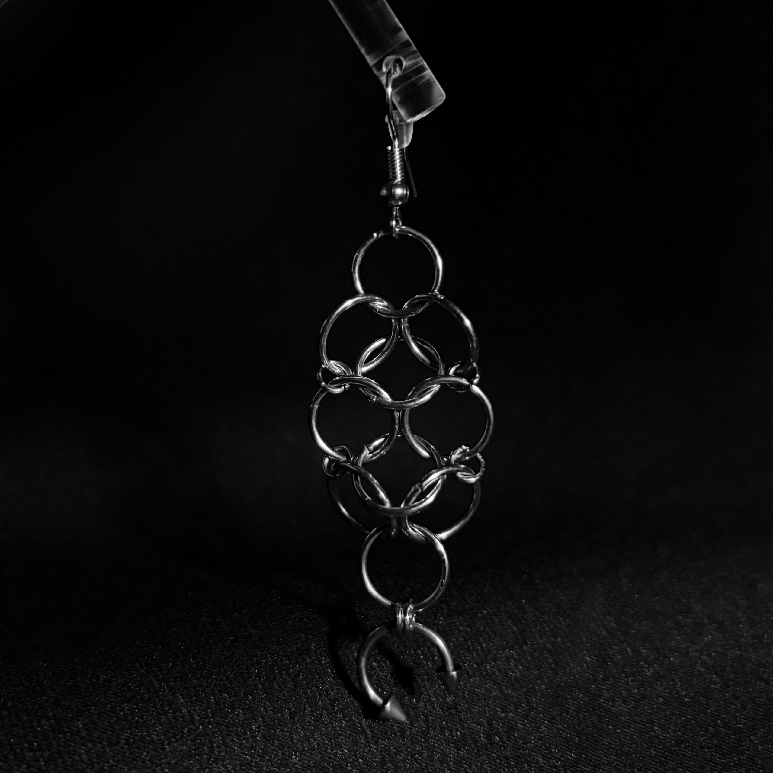 Сережки из кольчуги. Кольчужные украшения бренда Соня Спросонья