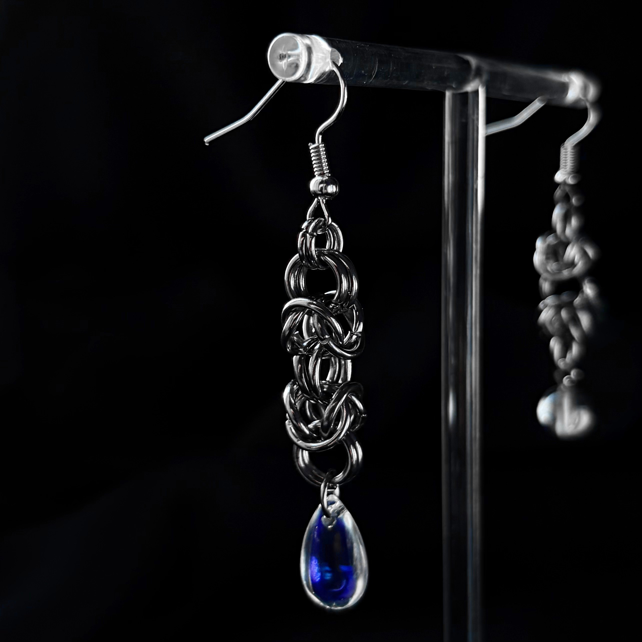 Сережки из кольчуги. Кольчужные украшения бренда Соня Спросонья