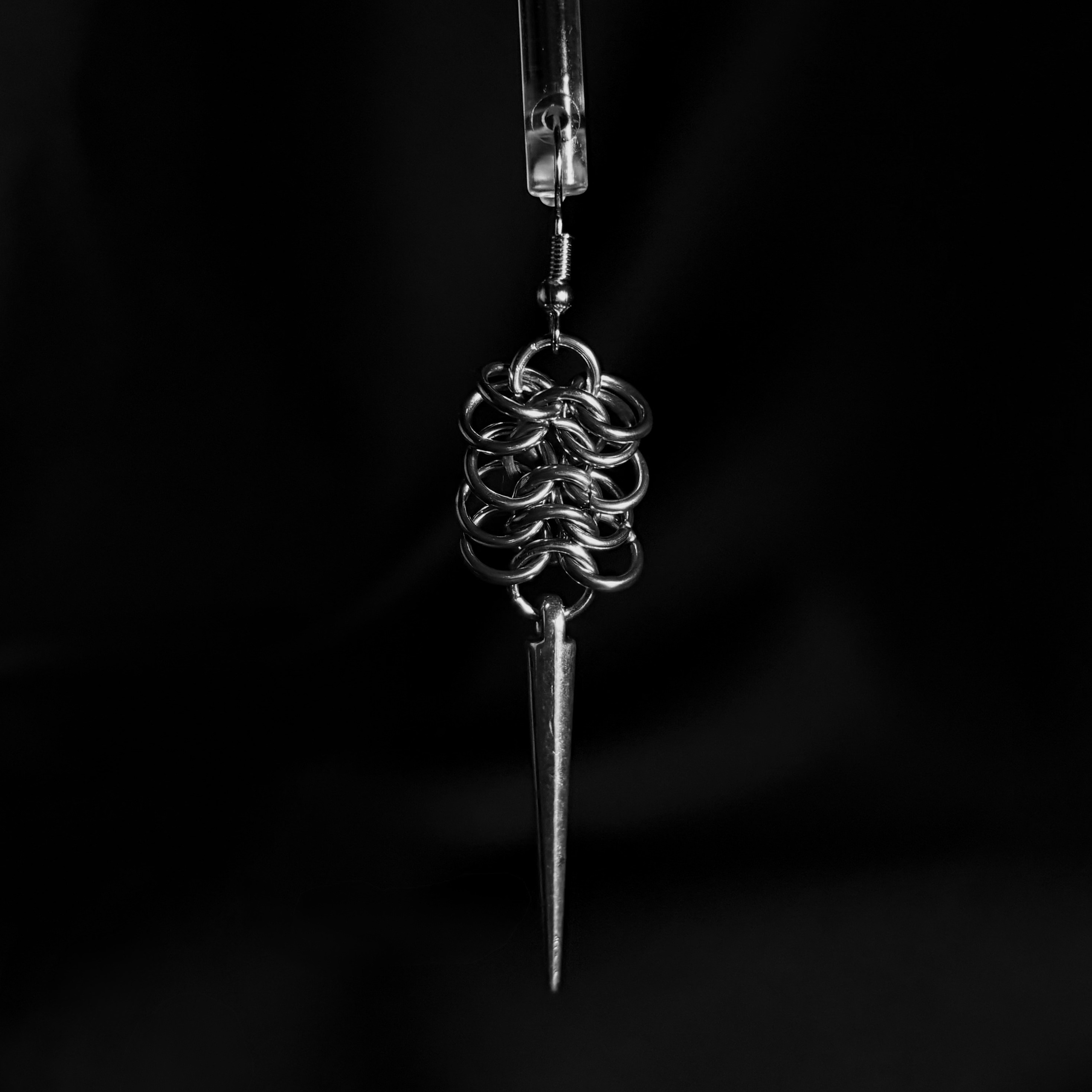 Сережки из кольчуги. Кольчужные украшения бренда Соня Спросонья