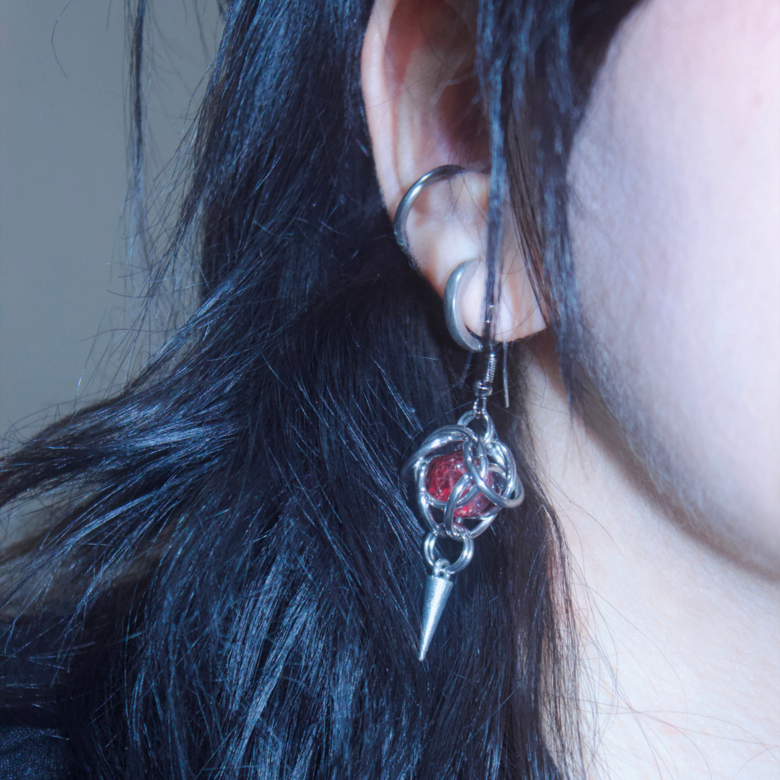 Сережки из кольчуги. Кольчужные украшения бренда Соня Спросонья