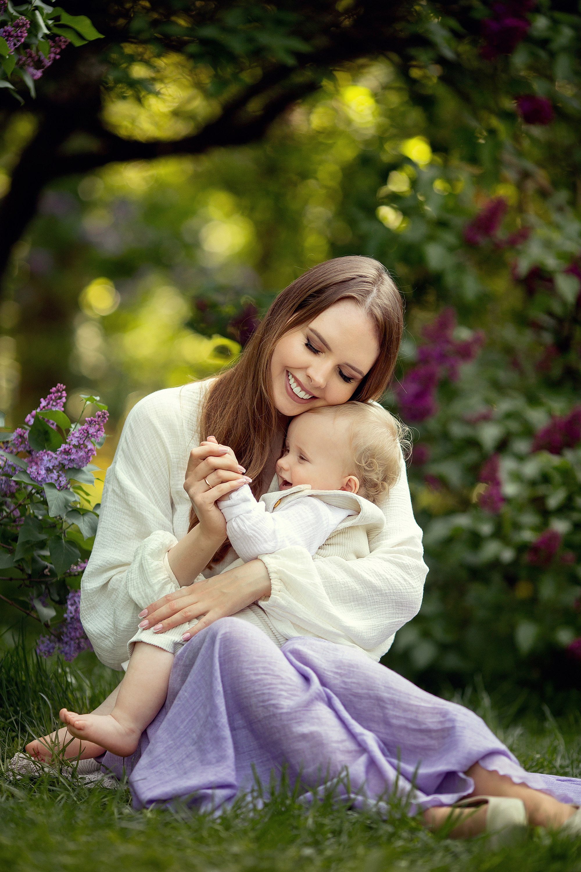 Сиреневая сказка с малышами. Tatyana Nadezhdina Family photographer
