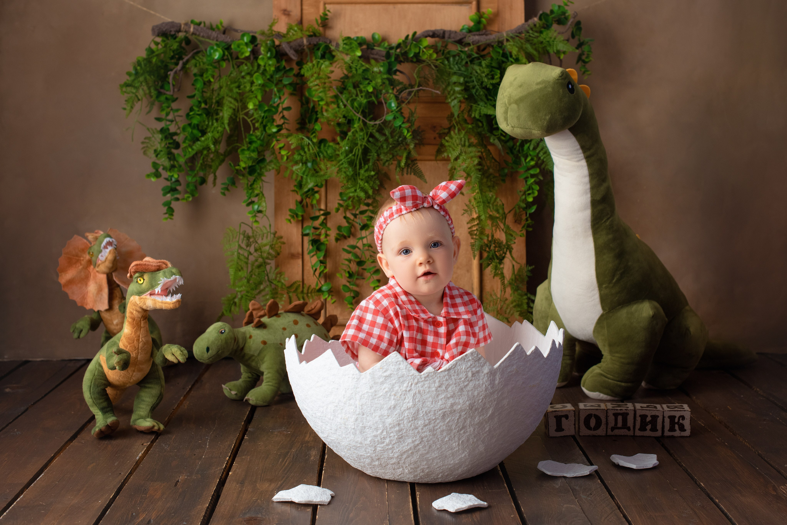 Доп. фотозоны на годики с шарами. Фотограф Новорожденных во Владивостоке Ольга Галаницкая