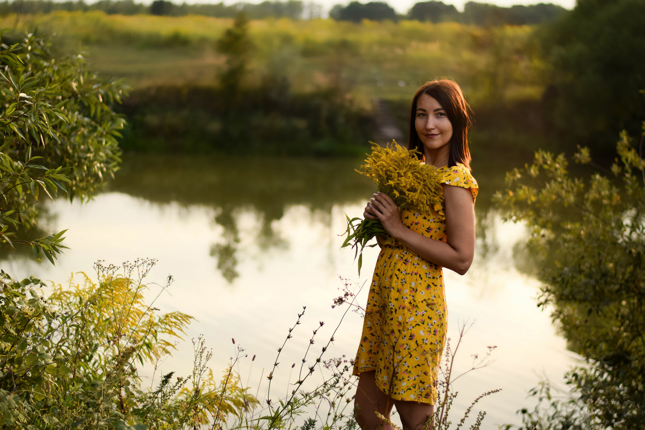 Летним вечером. Семейный фотограф Щёкино, Тула. От 5000р