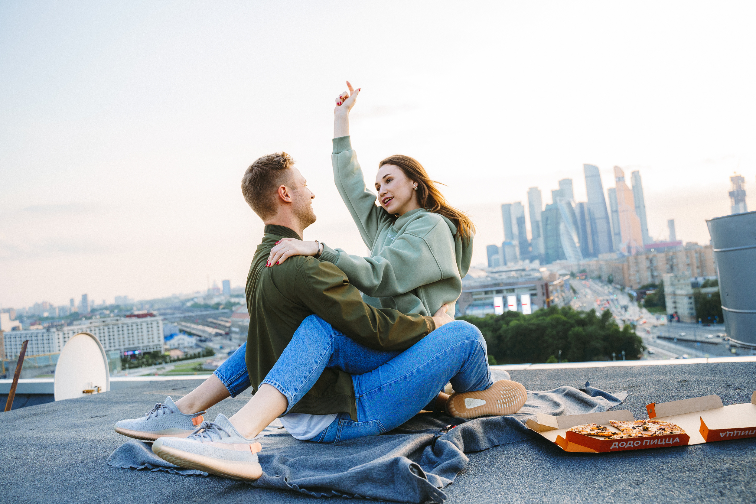 Love Story на крыше для Ани и Данилы