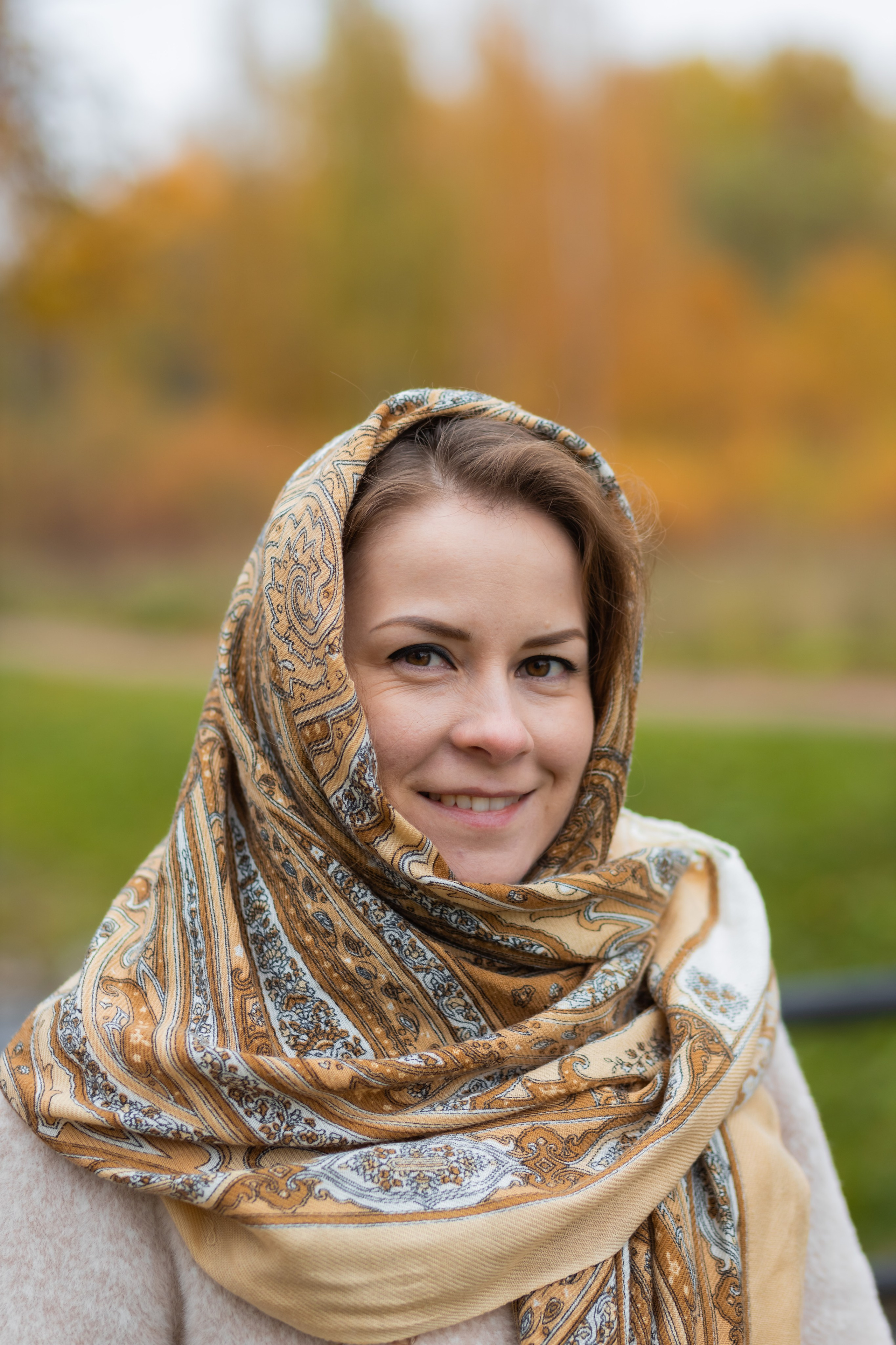 Осеняя фотосессия в Петергофе