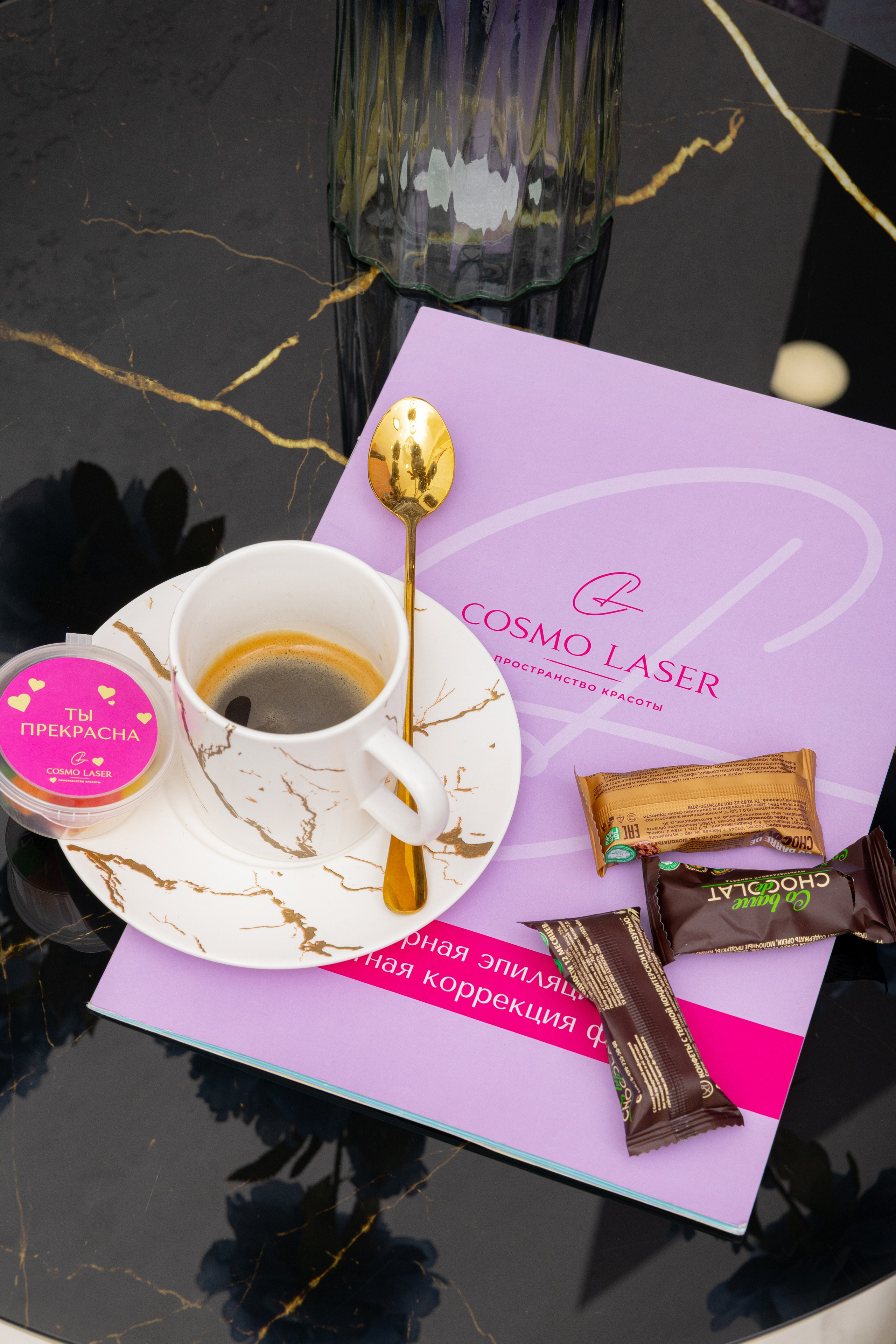 Фотосессия для студии лазерной эпиляции Cosmo Laser в СПб