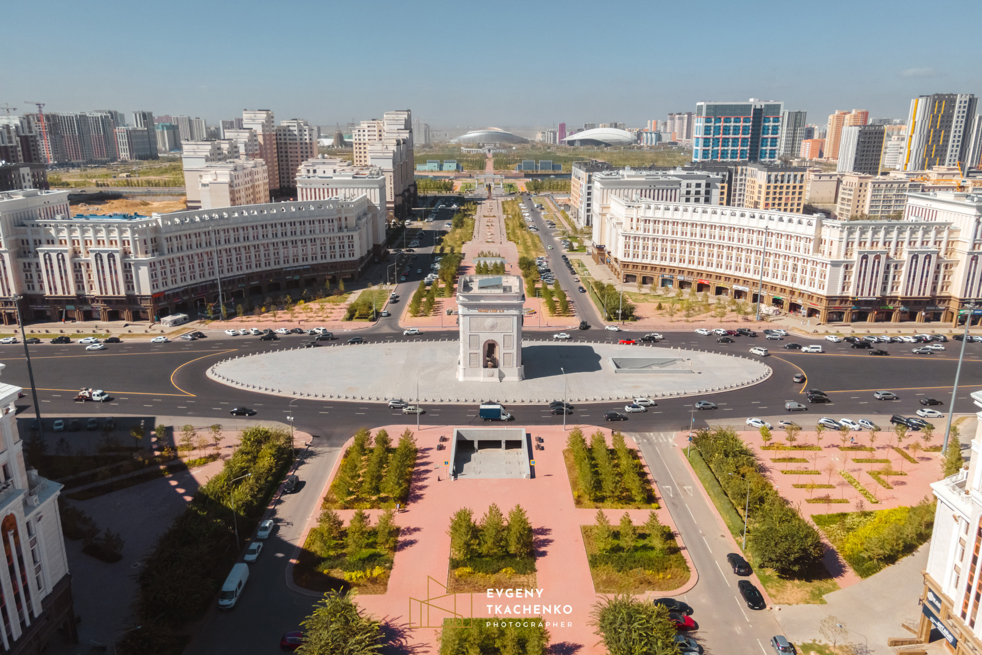 Арка «Мәңгілік Ел». Архитектурный и интерьерный фотограф в Казахстане