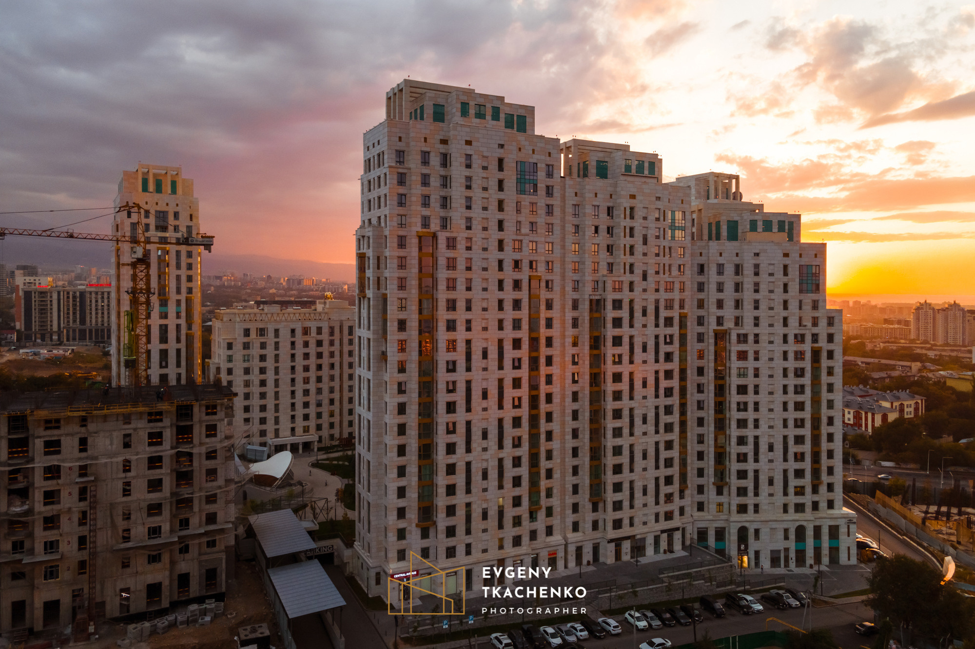 ЖК «Central Avenue» от BI Group (г. Алматы). Архитектурный и интерьерный фотограф в Казахстане