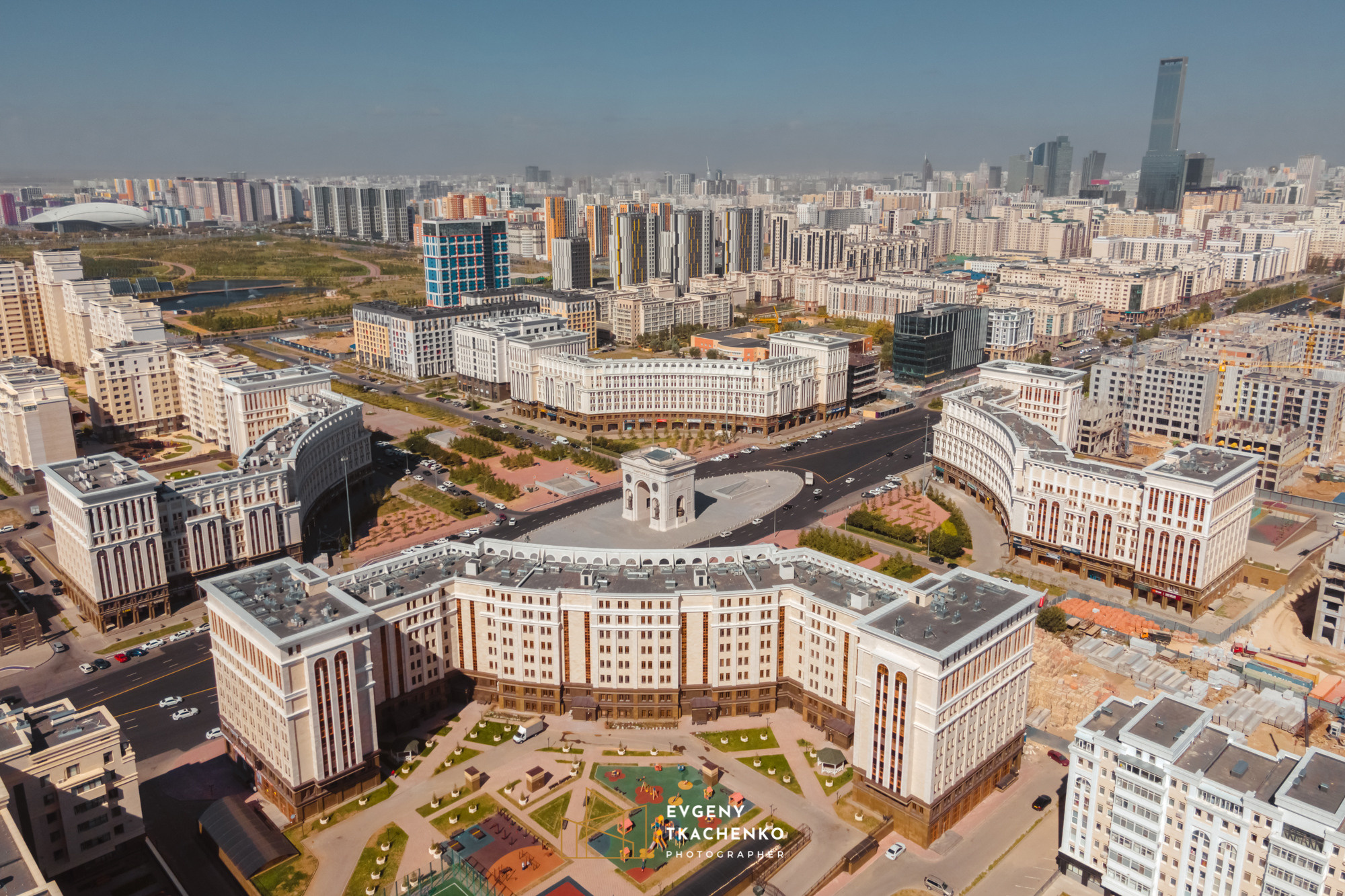 Арка «Мәңгілік Ел». Архитектурный и интерьерный фотограф в Казахстане